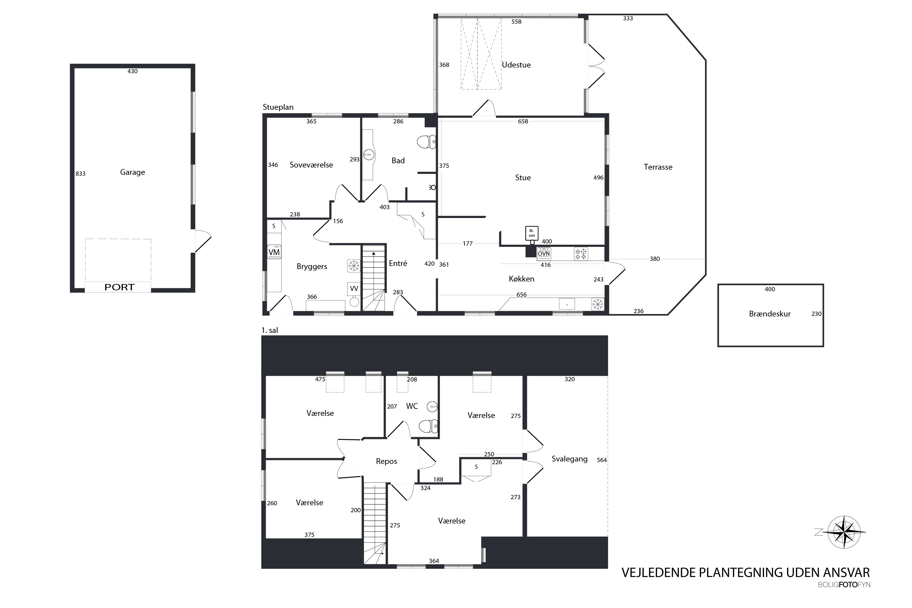 Plantegninger billede af Nørregade 9, 5330 Munkebo