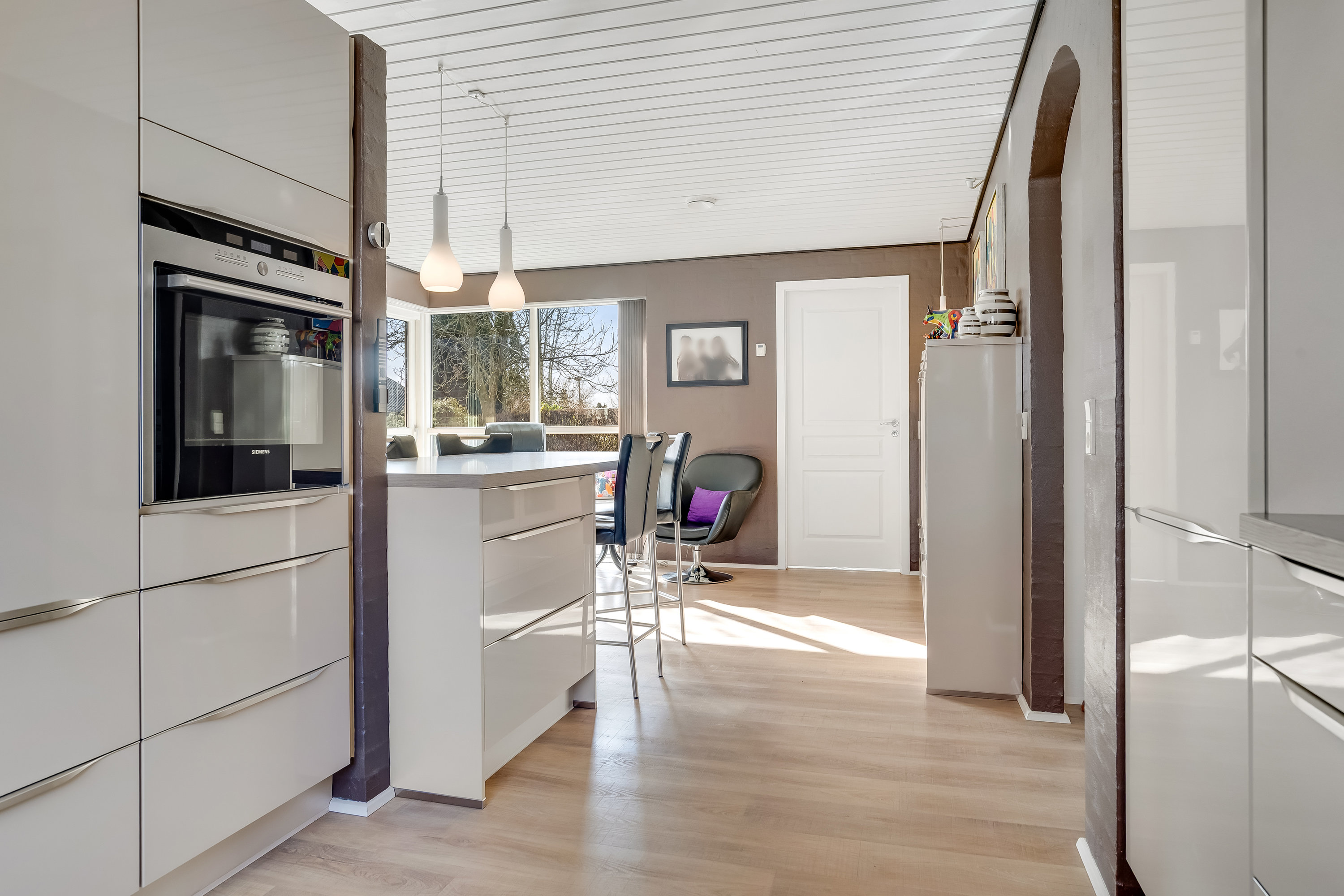 Fremhævet køkken billede i fuldskærmstilstand. Billede af Stien 5, Mejrup, 7500 Holstebro