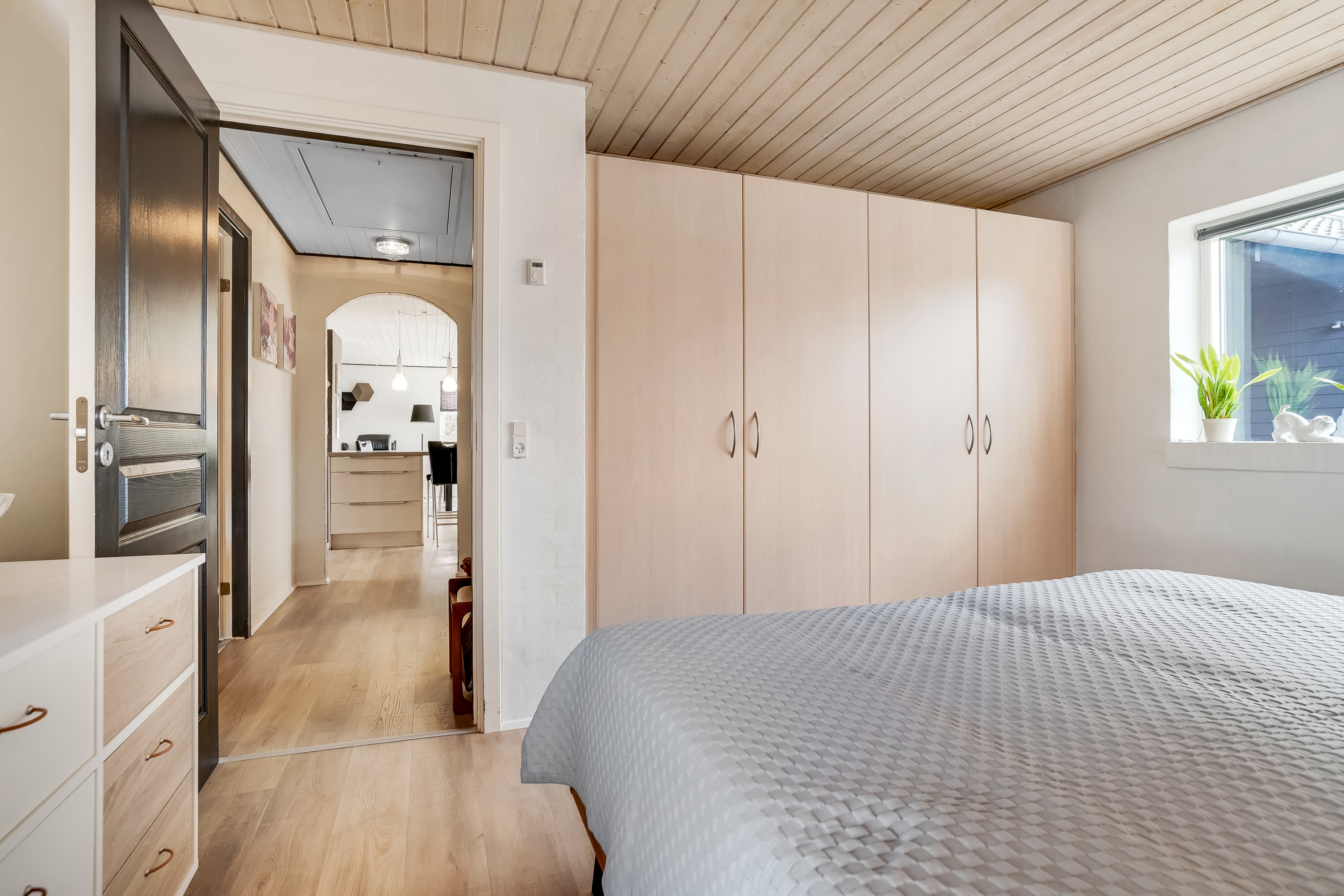 Fremhævet soveværelse billede i fuldskærmstilstand. Billede af Stien 5, Mejrup, 7500 Holstebro