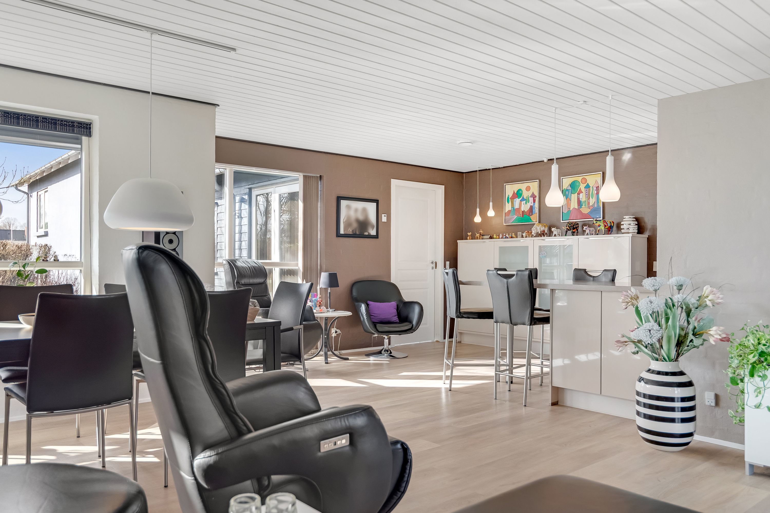 Fremhævet stue billede i fuldskærmstilstand. Billede af Stien 5, Mejrup, 7500 Holstebro