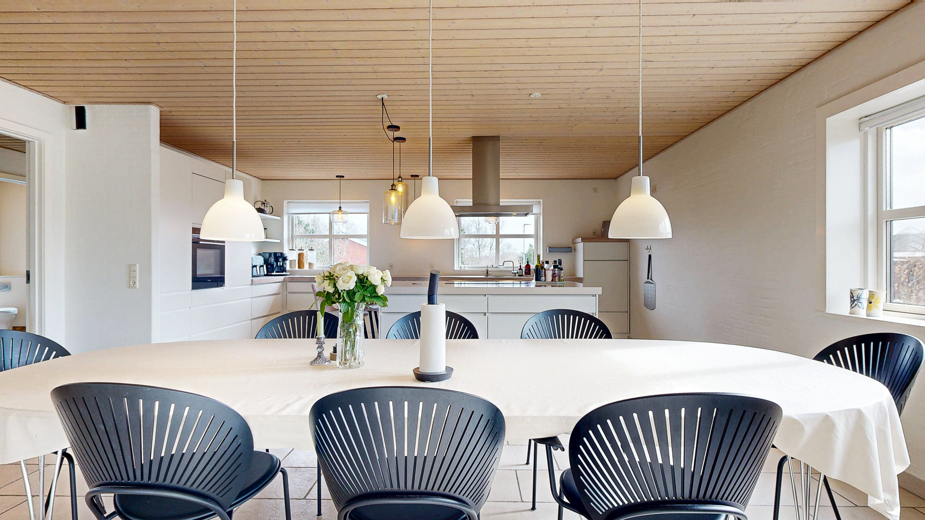 Fremhævet køkken alrum billede i fuldskærmstilstand. Billede af Solbakken 4, Mønsted, 8800 Viborg
