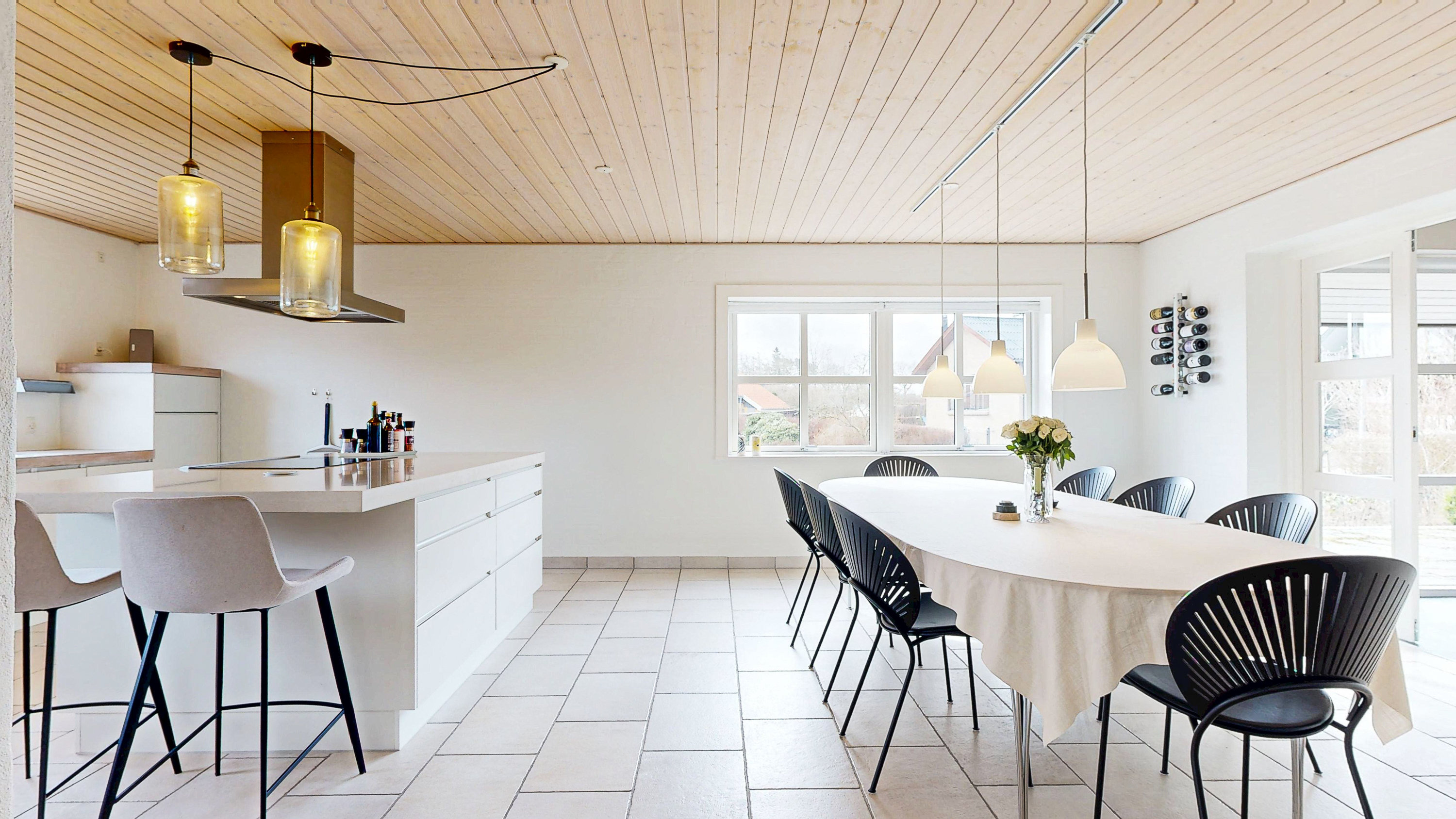 Fremhævet køkken alrum billede i fuldskærmstilstand. Billede af Solbakken 4, Mønsted, 8800 Viborg