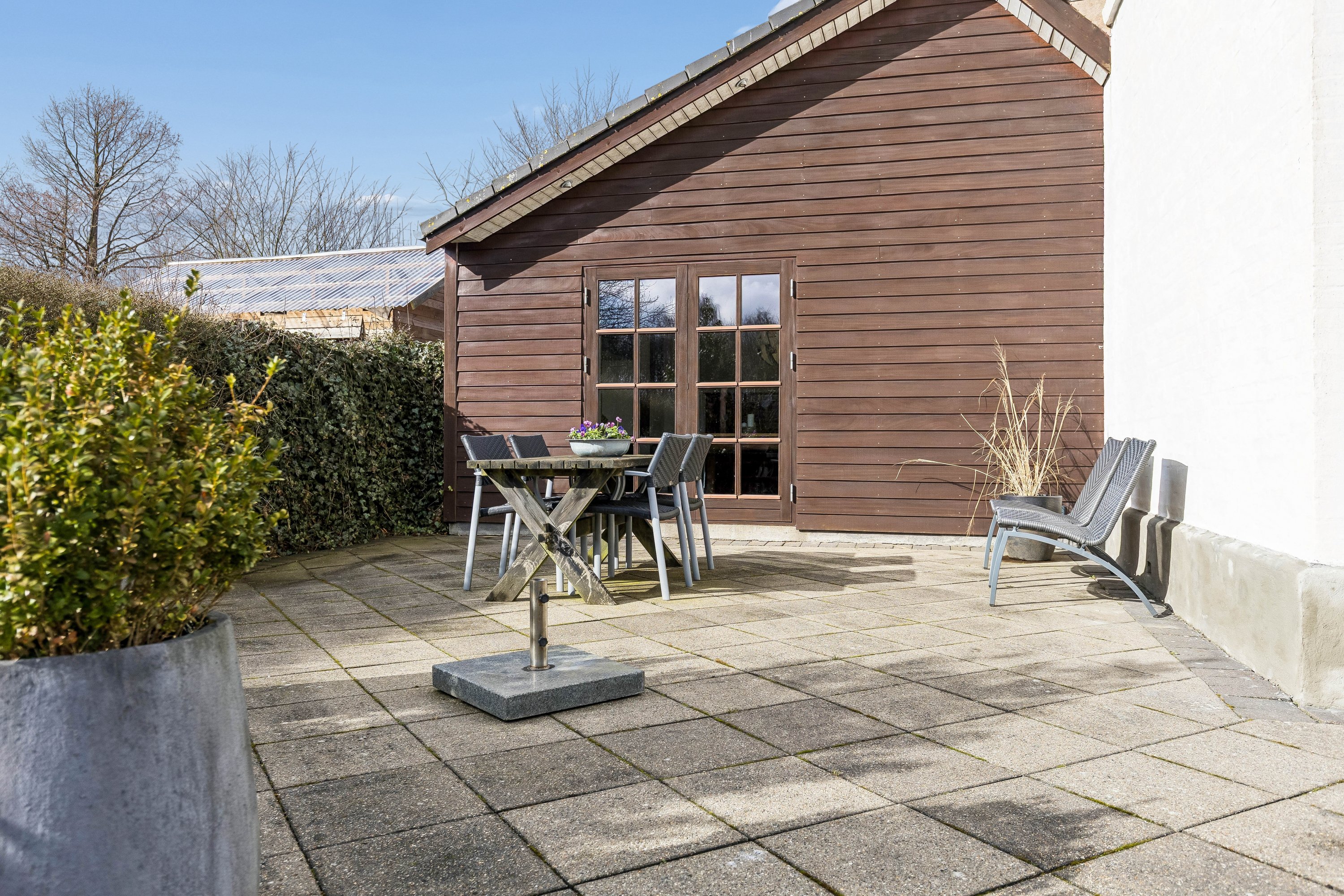 Fremhævet terrasse billede i fuldskærmstilstand. Billede af Enggade 3, 8723 Løsning