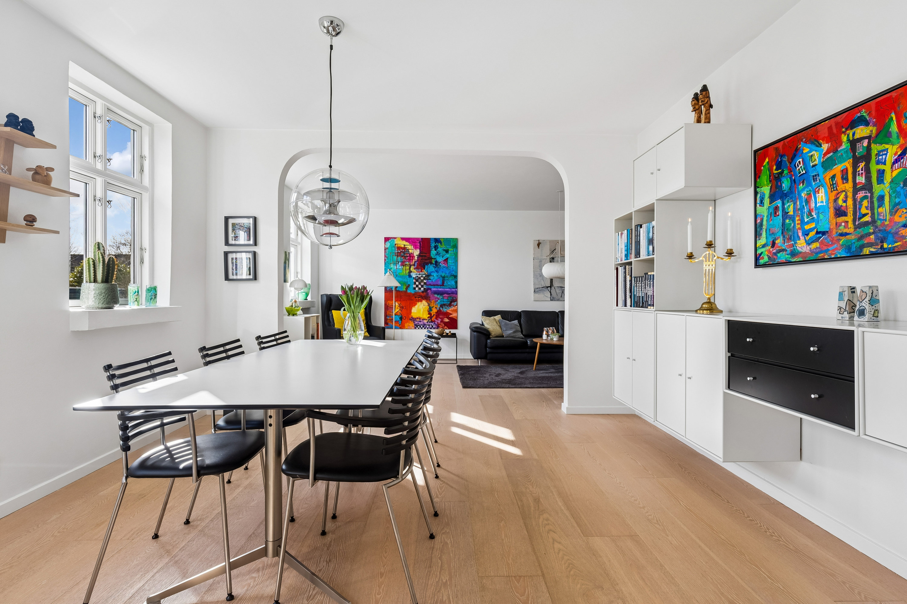 Fremhævet spisestue billede i fuldskærmstilstand. Billede af Enggade 3, 8723 Løsning