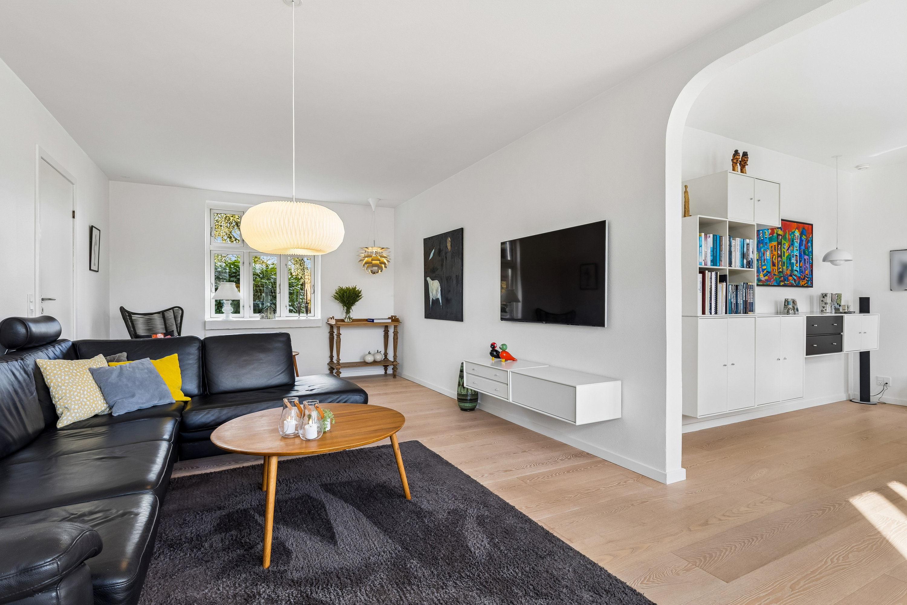 Fremhævet stue billede i fuldskærmstilstand. Billede af Enggade 3, 8723 Løsning