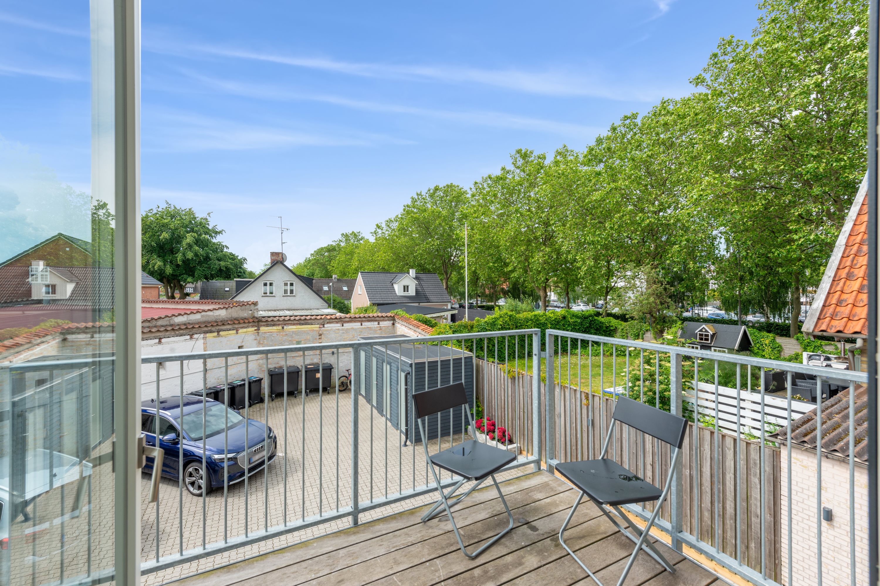 Fremhævet terrasse billede i fuldskærmstilstand. Billede af Dorphs Alle 8B, 1. tv., 2630 Taastrup