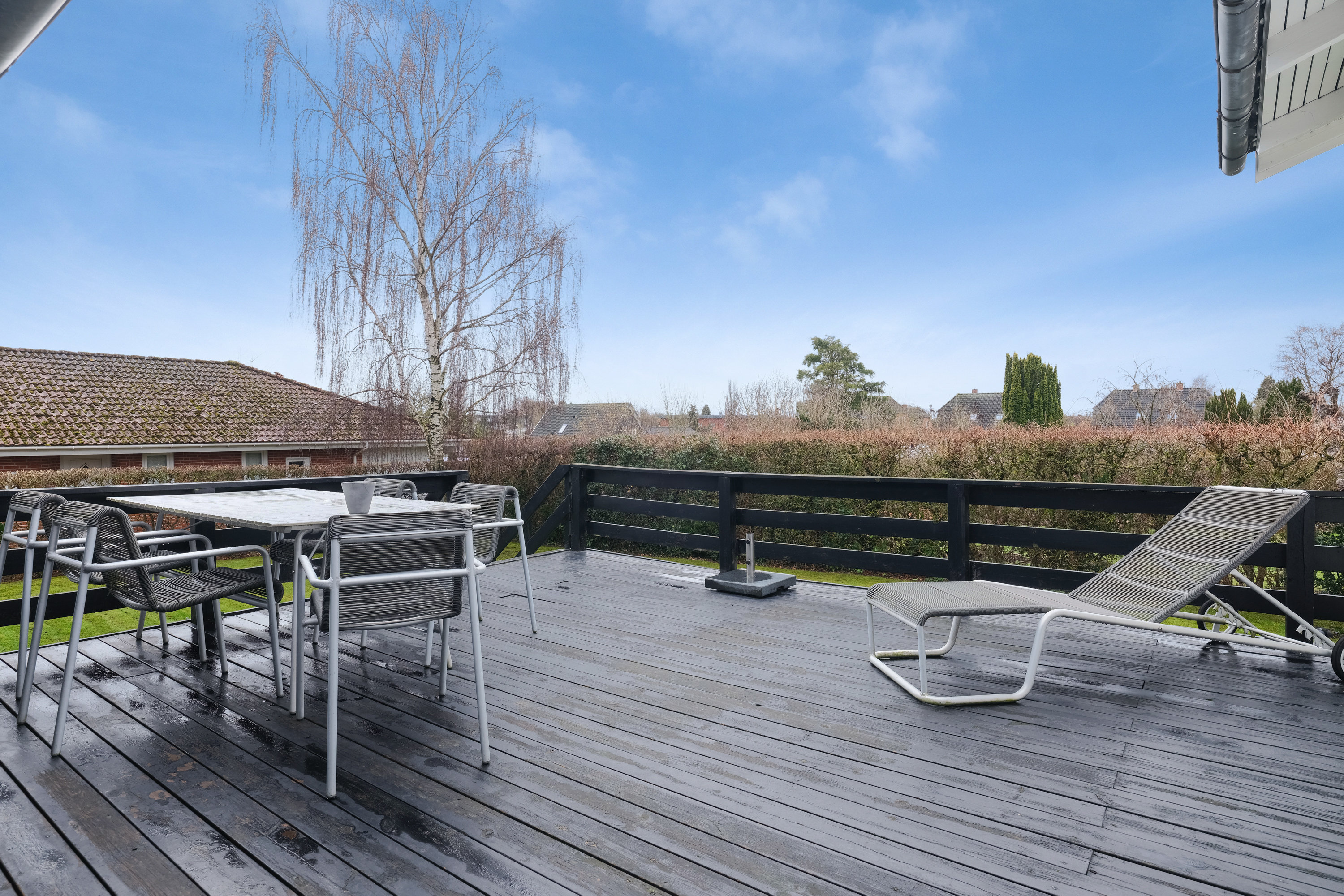 Fremhævet terrasse billede i fuldskærmstilstand. Billede af Havevej 2, 5500 Middelfart