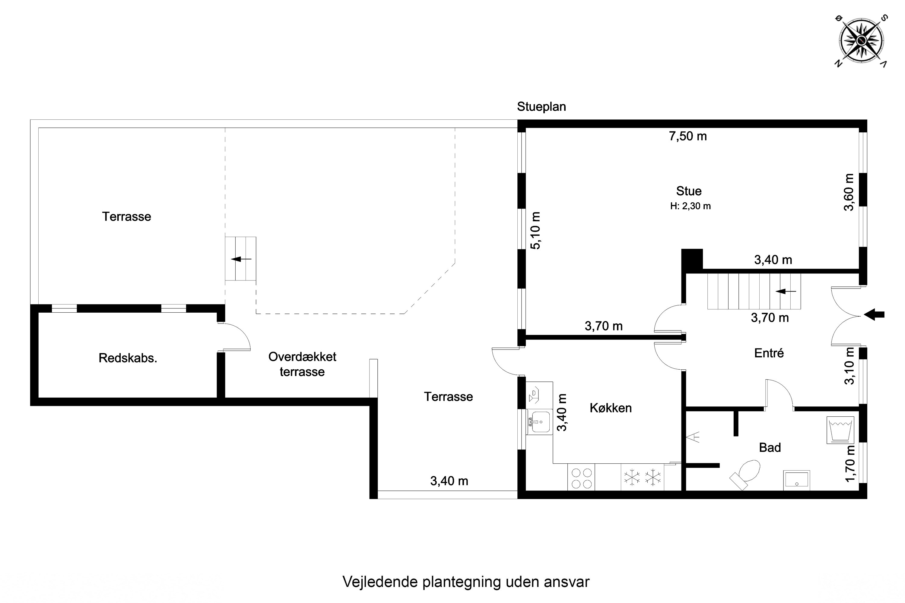 Plantegninger billede af Søndergade 3, 5970 Ærøskøbing