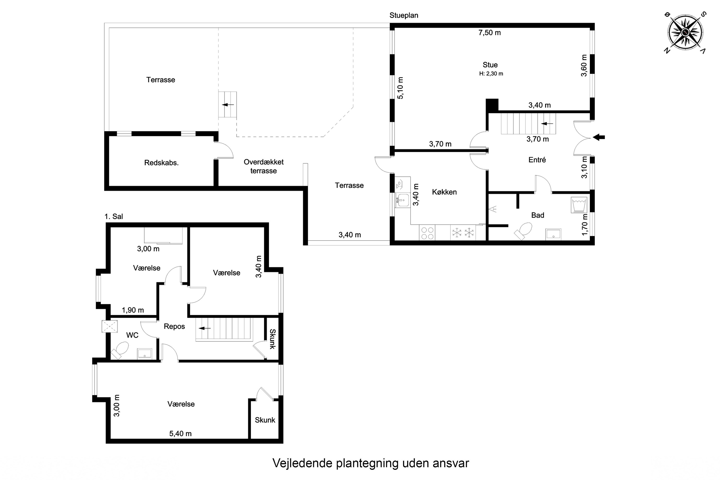 Plantegninger billede af Søndergade 3, 5970 Ærøskøbing