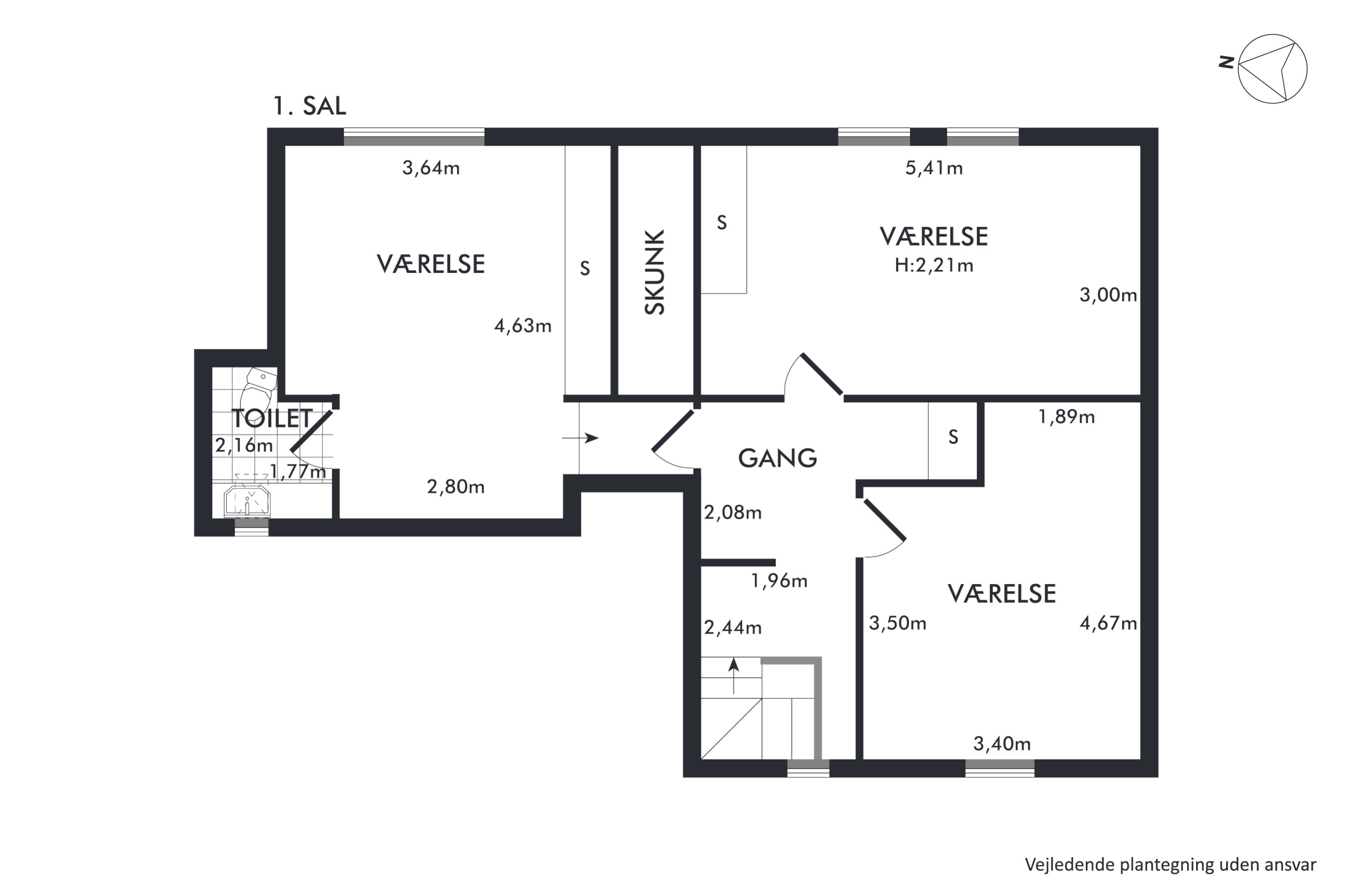 Plantegninger billede af Kærvej 5, 5883 Oure