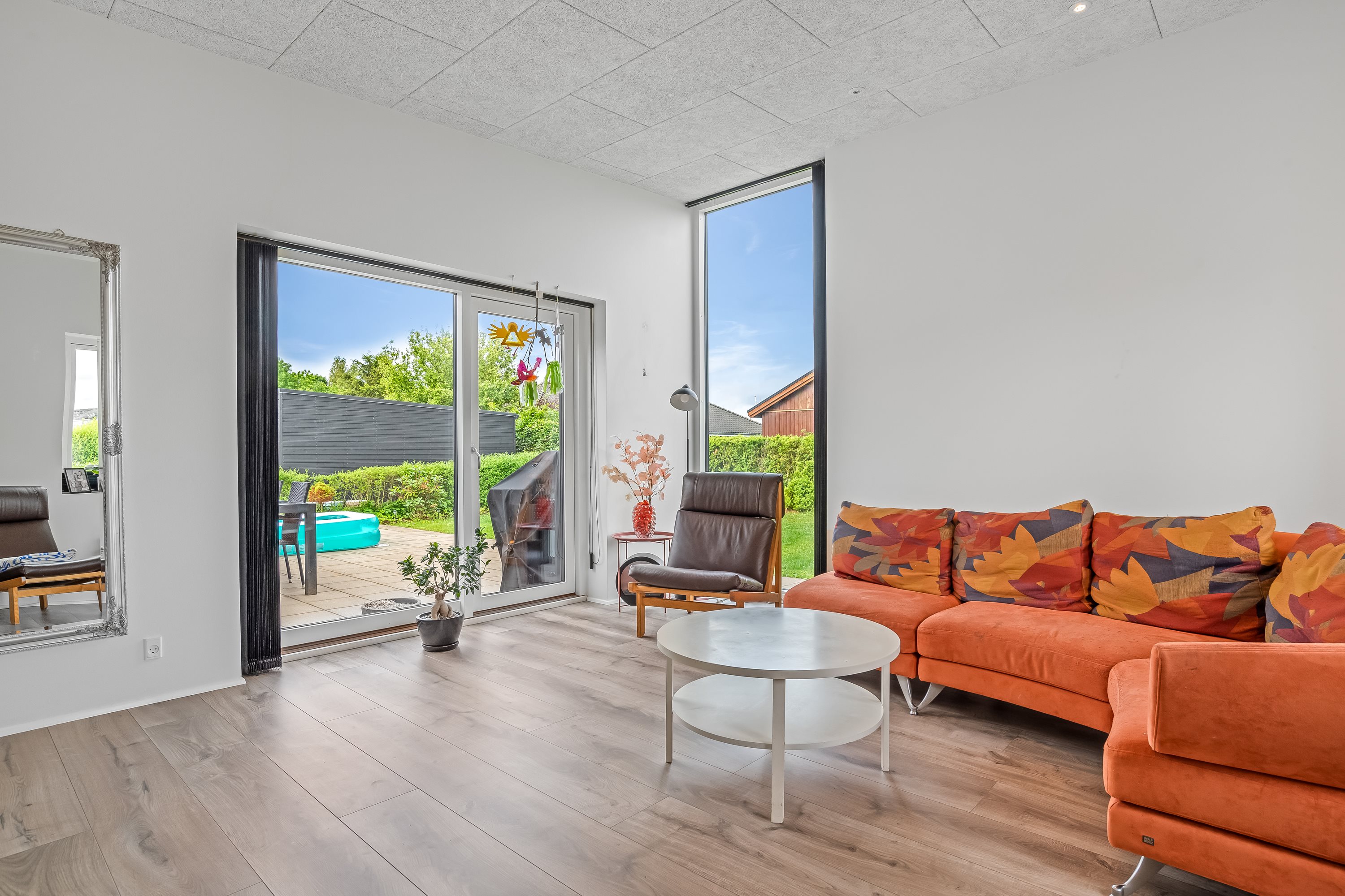 Fremhævet stue billede i fuldskærmstilstand. Billede af Knud Aggers Vej 39A, 7500 Holstebro