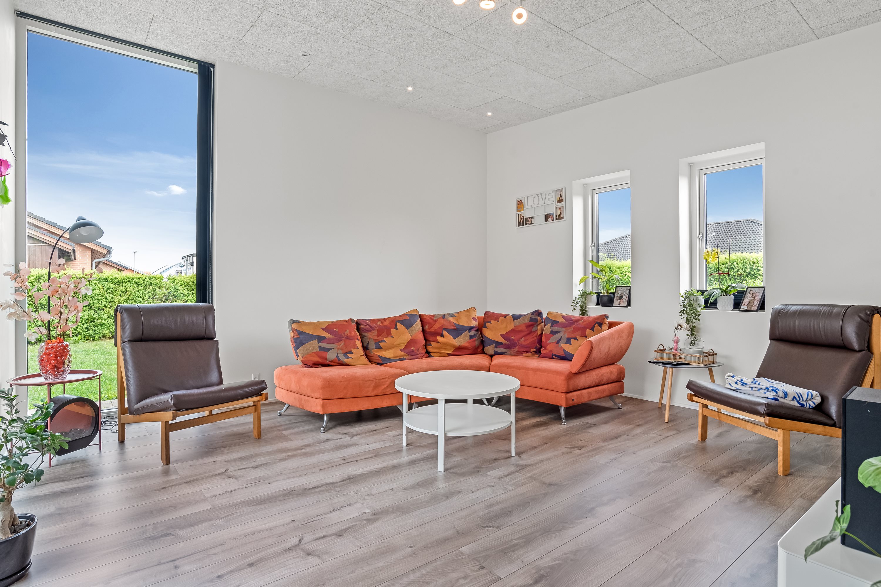 Fremhævet stue billede i fuldskærmstilstand. Billede af Knud Aggers Vej 39A, 7500 Holstebro