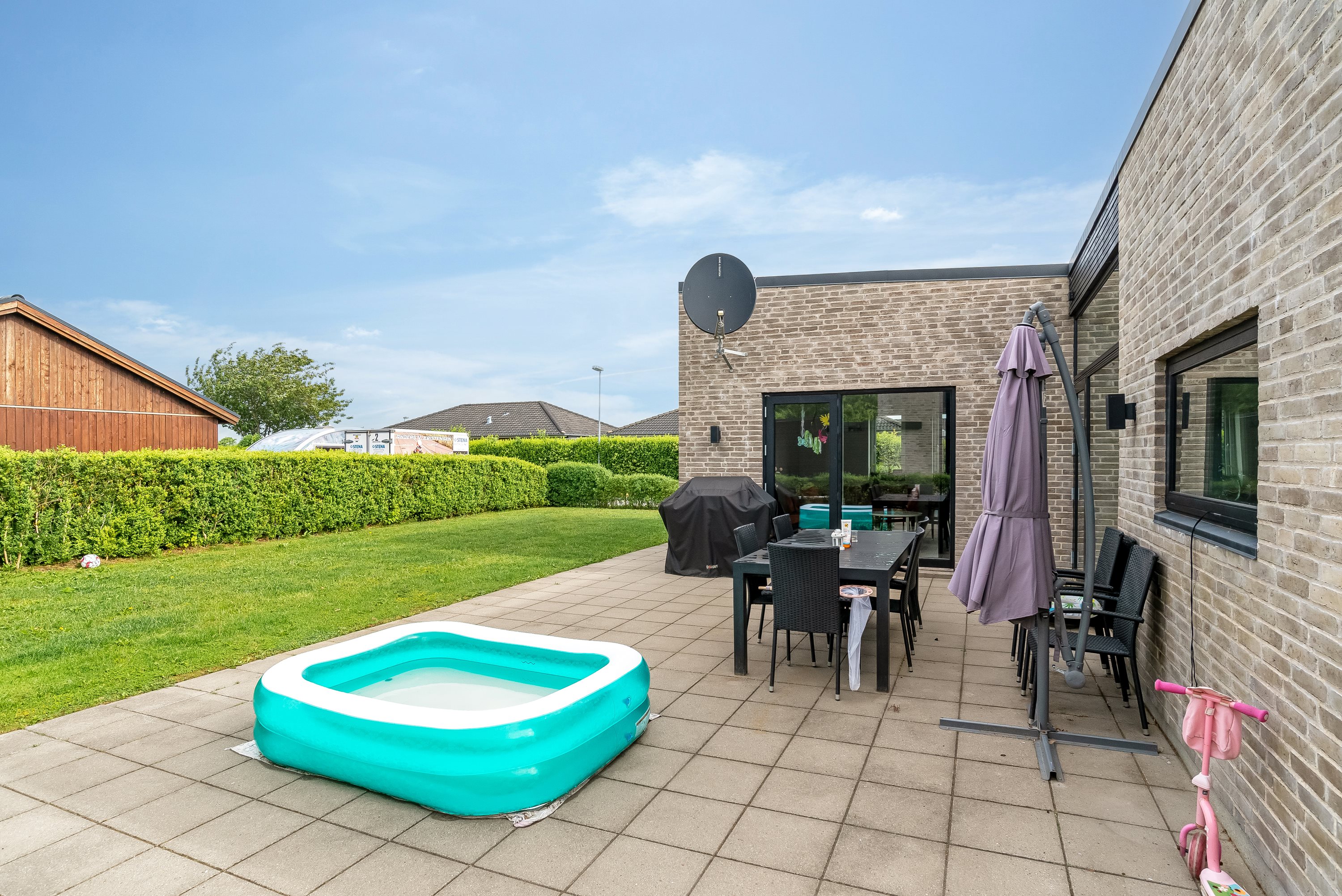 Fremhævet terrasse billede i fuldskærmstilstand. Billede af Knud Aggers Vej 39A, 7500 Holstebro