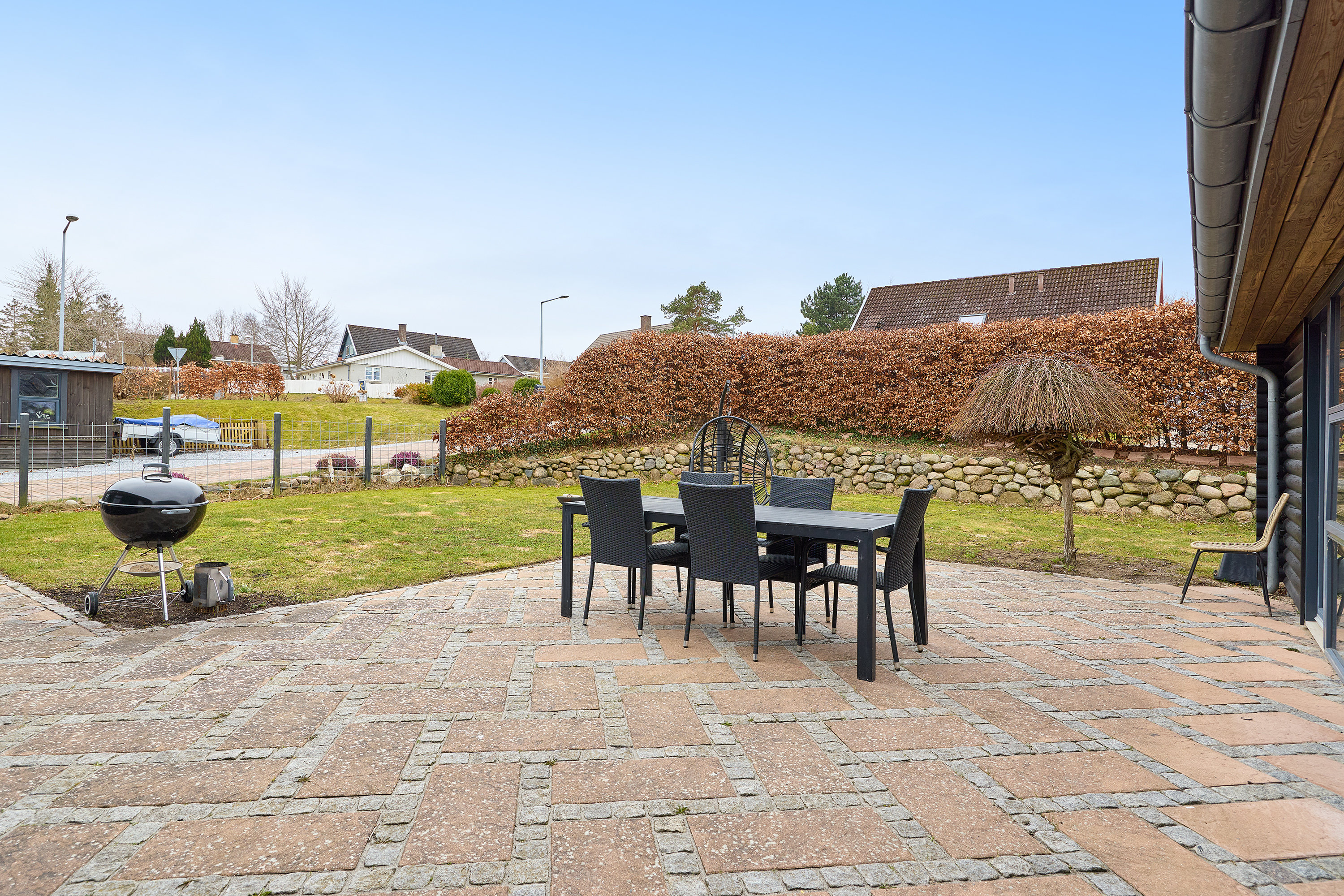 Fremhævet terrasse billede i fuldskærmstilstand. Billede af Sitkabakken 2, 3390 Hundested