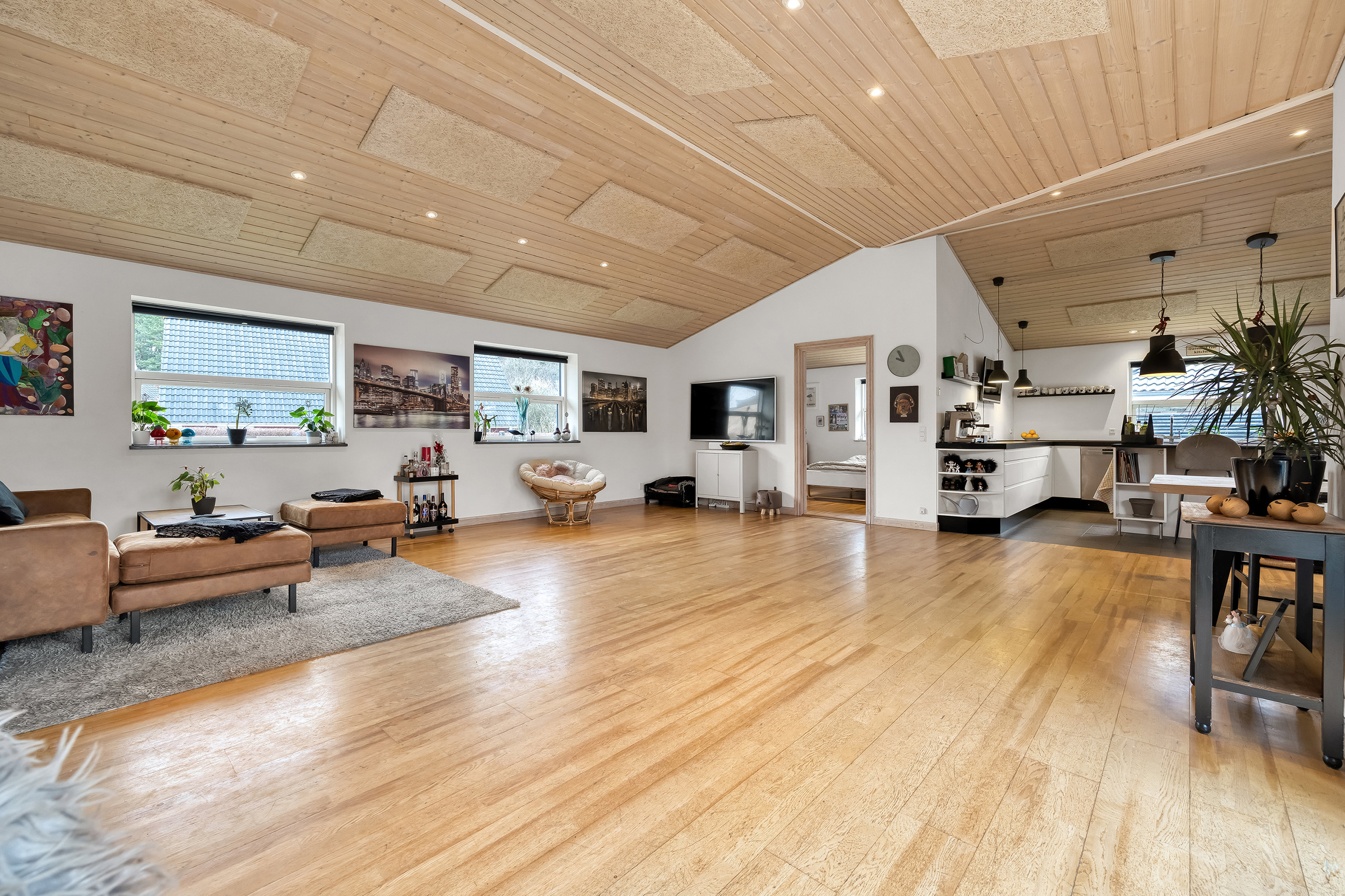 Fremhævet stue billede i fuldskærmstilstand. Billede af Sitkabakken 2, 3390 Hundested