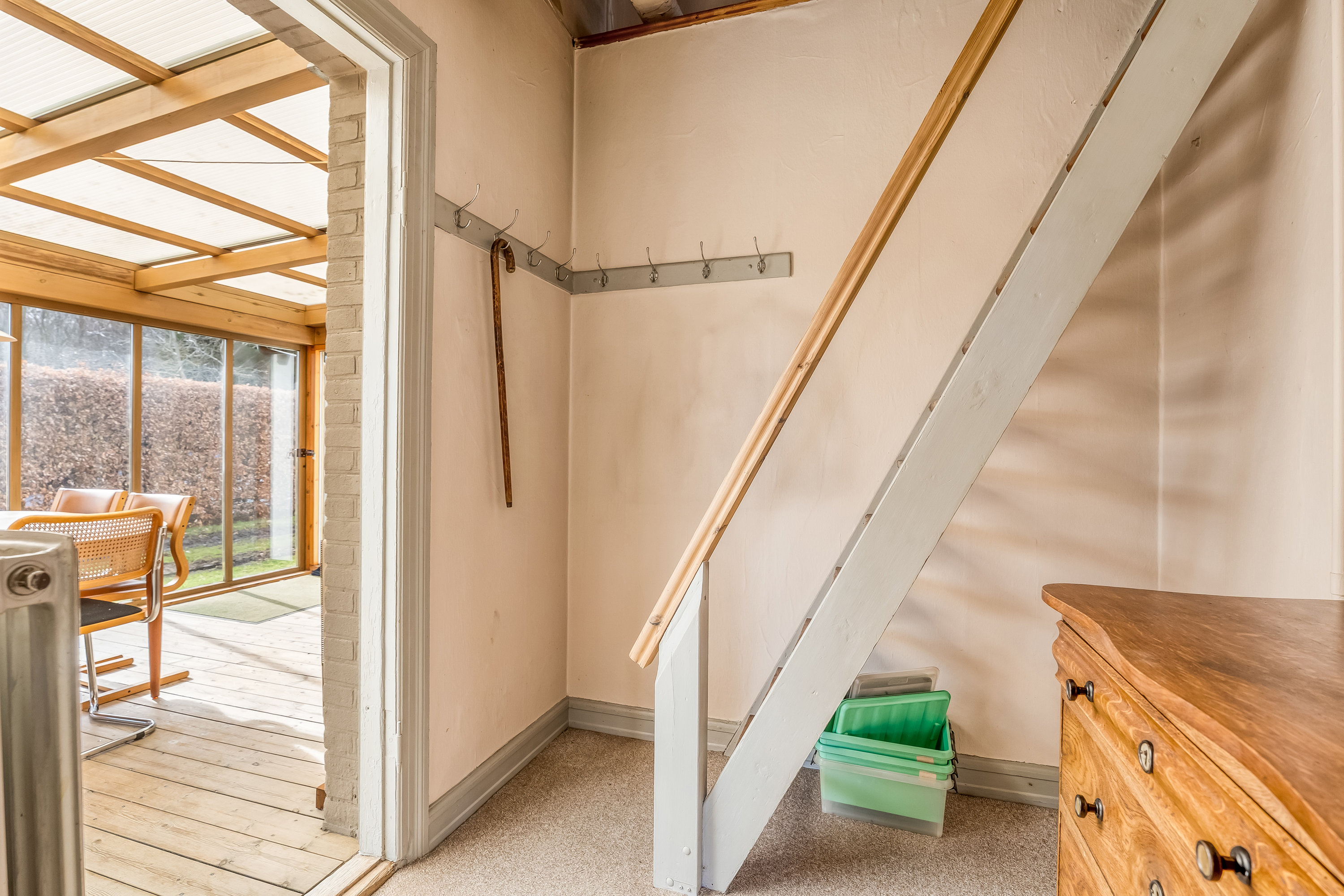 Fremhævet trappe billede i fuldskærmstilstand. Billede af Vestervej 8, 4983 Dannemare