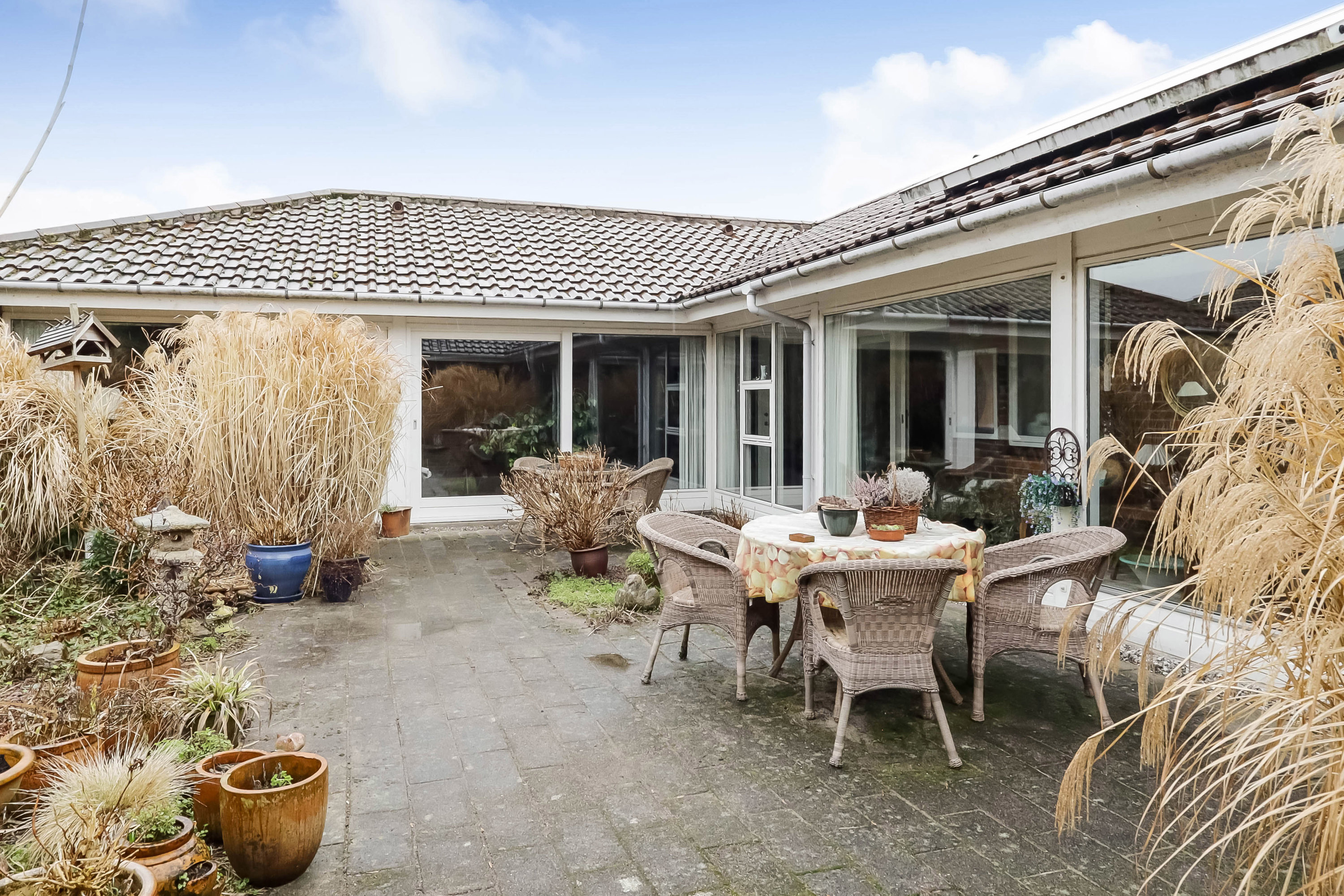 Fremhævet terrasse billede i fuldskærmstilstand. Billede af Cedervænget 14, Tåsinge, 5700 Svendborg