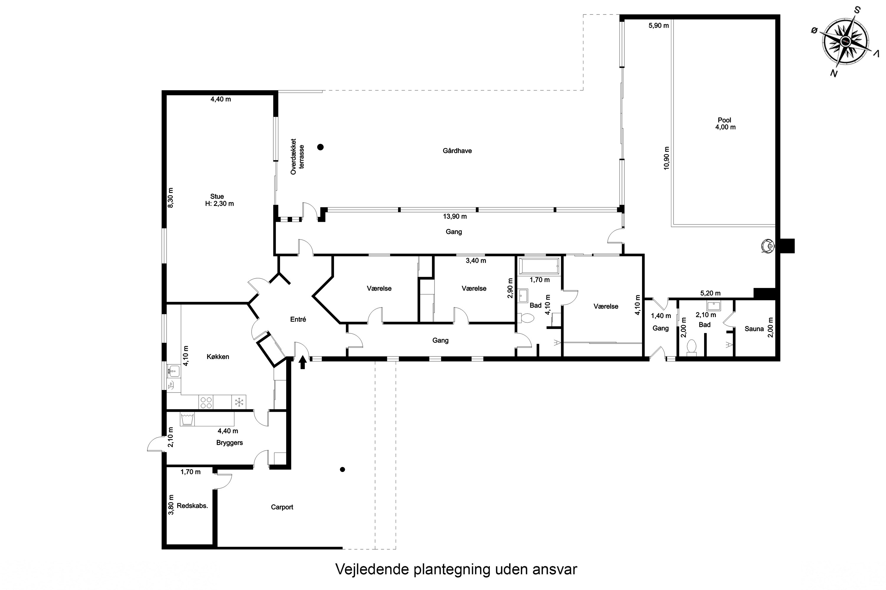 Plantegninger billede af Cedervænget 14, Tåsinge, 5700 Svendborg