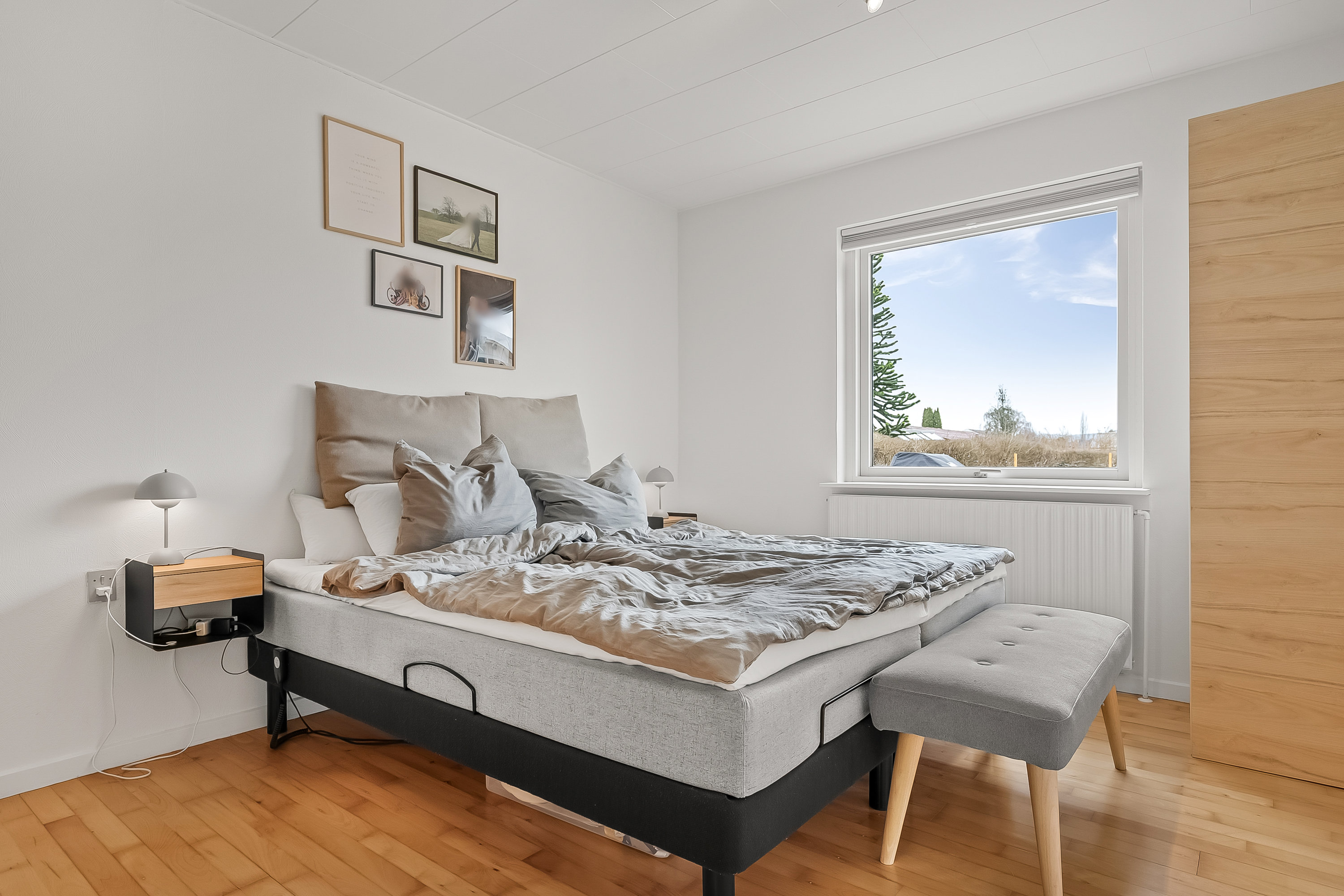 Fremhævet soveværelse billede i fuldskærmstilstand. Billede af Musvitvej 27, 7100 Vejle