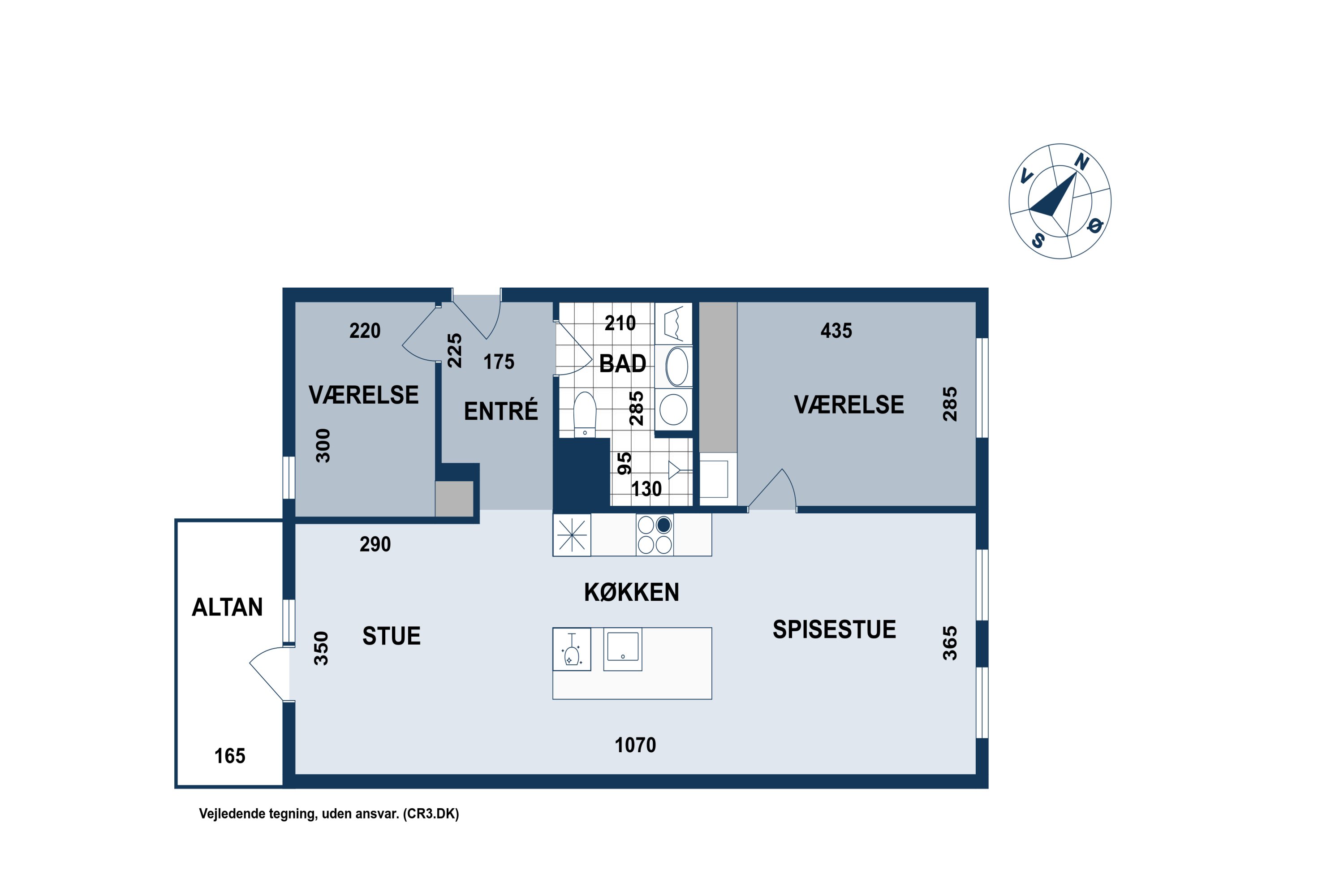 Plantegninger billede af Ingrid Marievej 20, 6. th., 2500 Valby