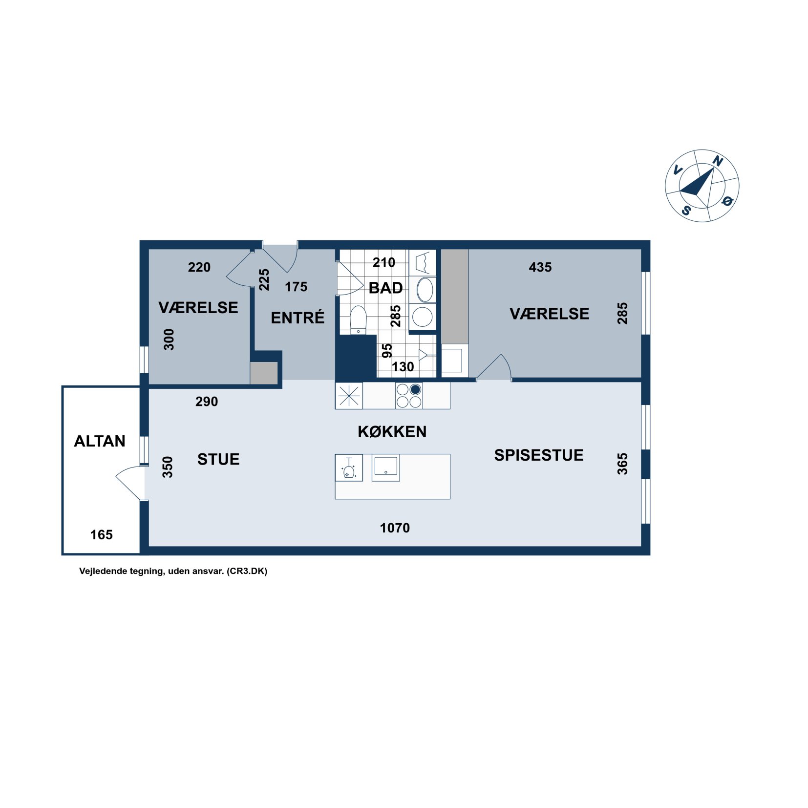 Plantegninger billede af Ingrid Marievej 20, 6. th., 2500 Valby