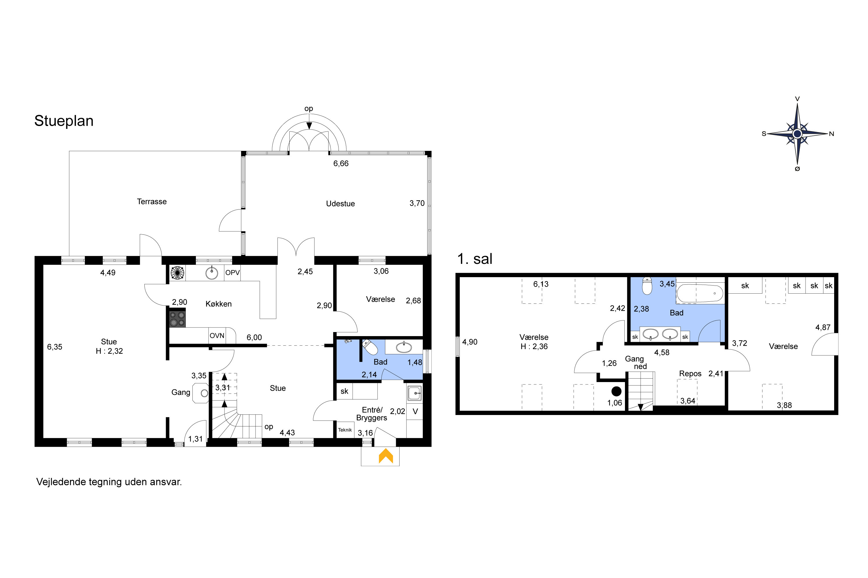 Plantegninger billede af Mosevråvej 106, Håstrup, 7000 Fredericia