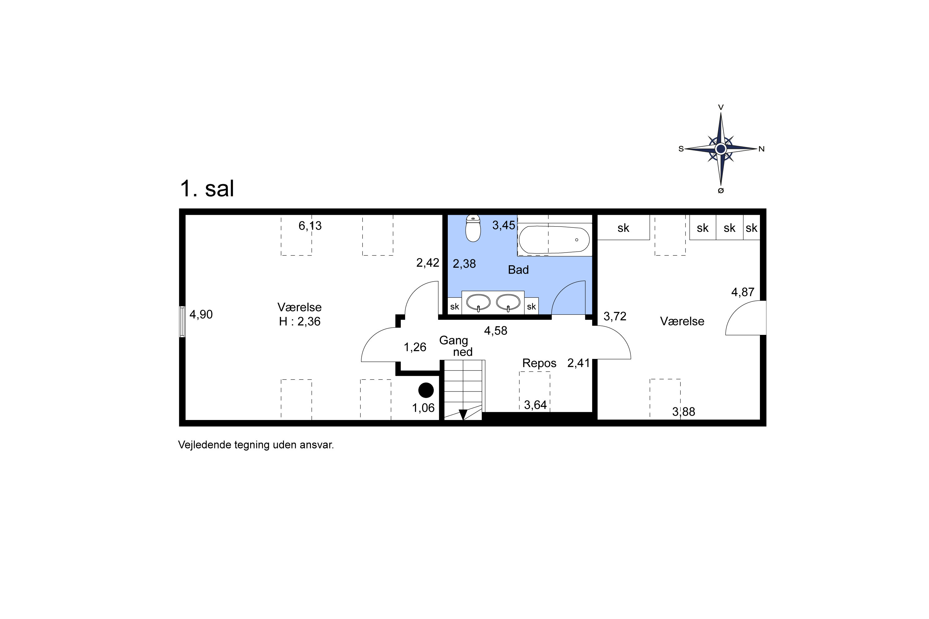 Plantegninger billede af Mosevråvej 106, Håstrup, 7000 Fredericia