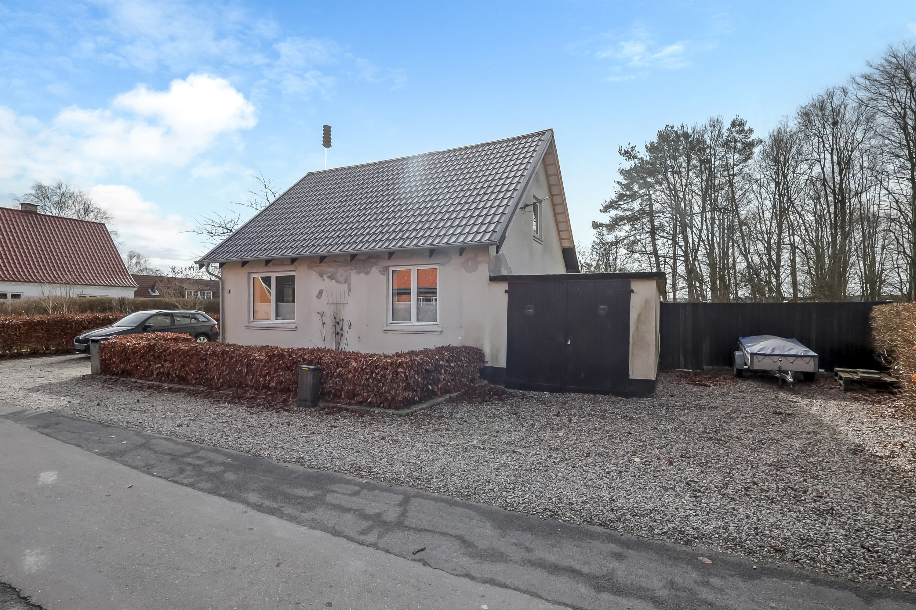 Miniaturebillede 1: ejendommen. Billede af Kirkestien 3, 5856 Ryslinge