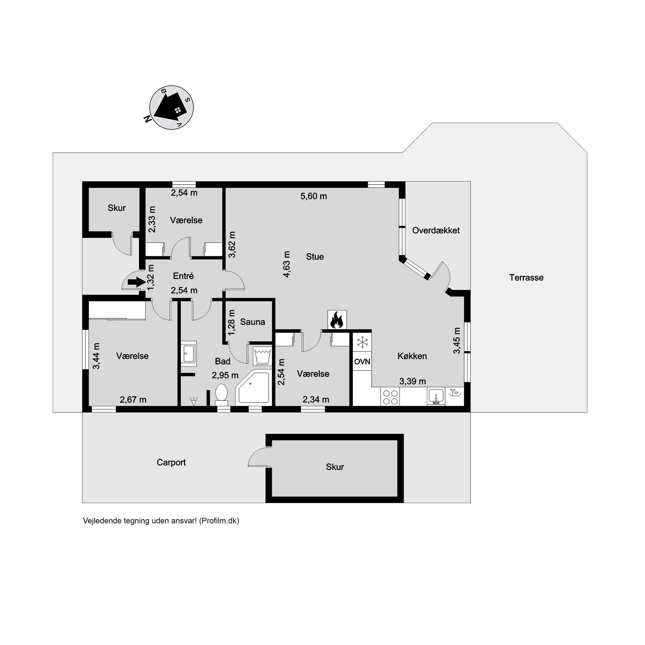 Plantegninger billede af Binderup Strandpark 64, Binderup, 6091 Bjert