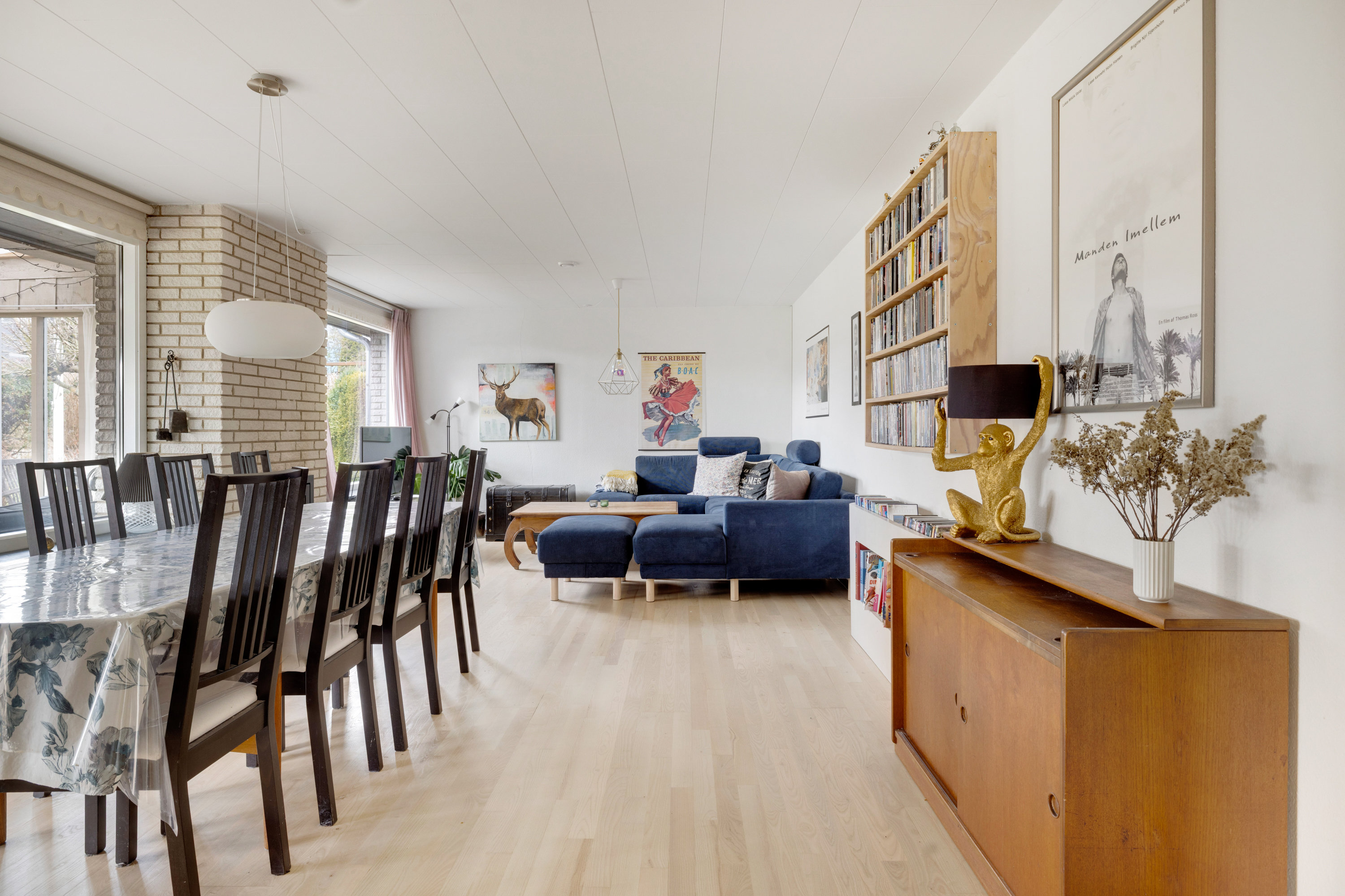 Fremhævet stue billede i fuldskærmstilstand. Billede af Bueparken 32, 2750 Ballerup