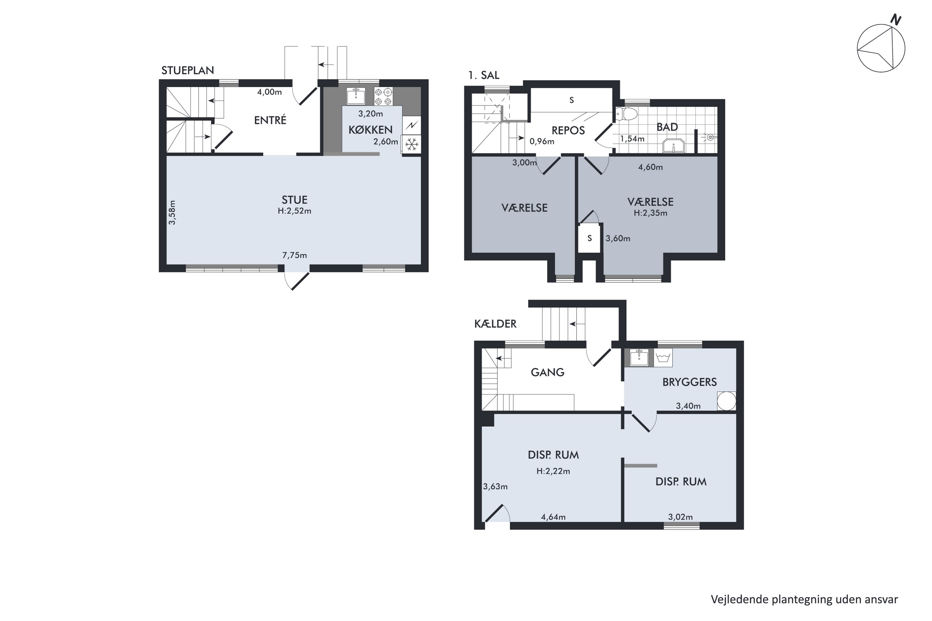 Plantegninger billede af Sandtoften 33, 2800 Kongens Lyngby