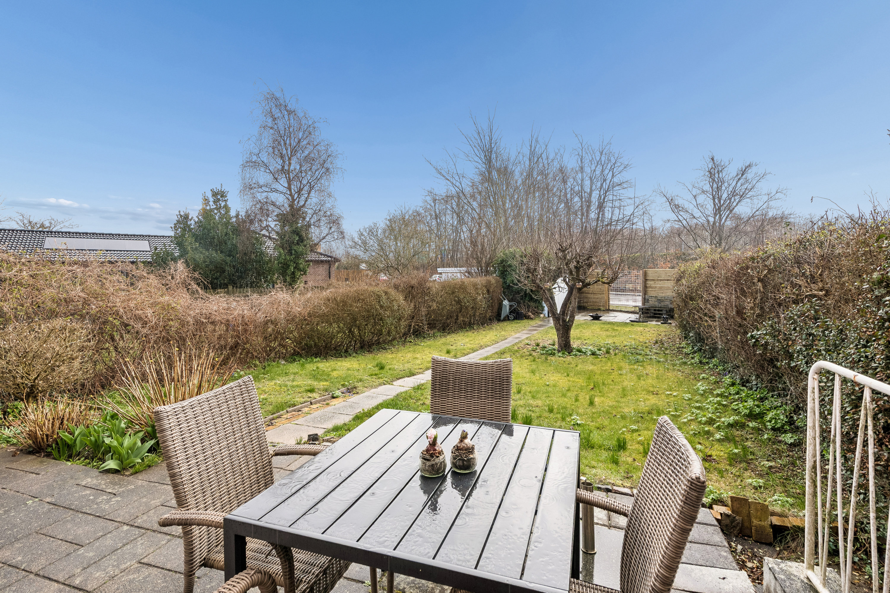 Fremhævet terrasse billede i fuldskærmstilstand. Billede af Sandtoften 33, 2800 Kongens Lyngby