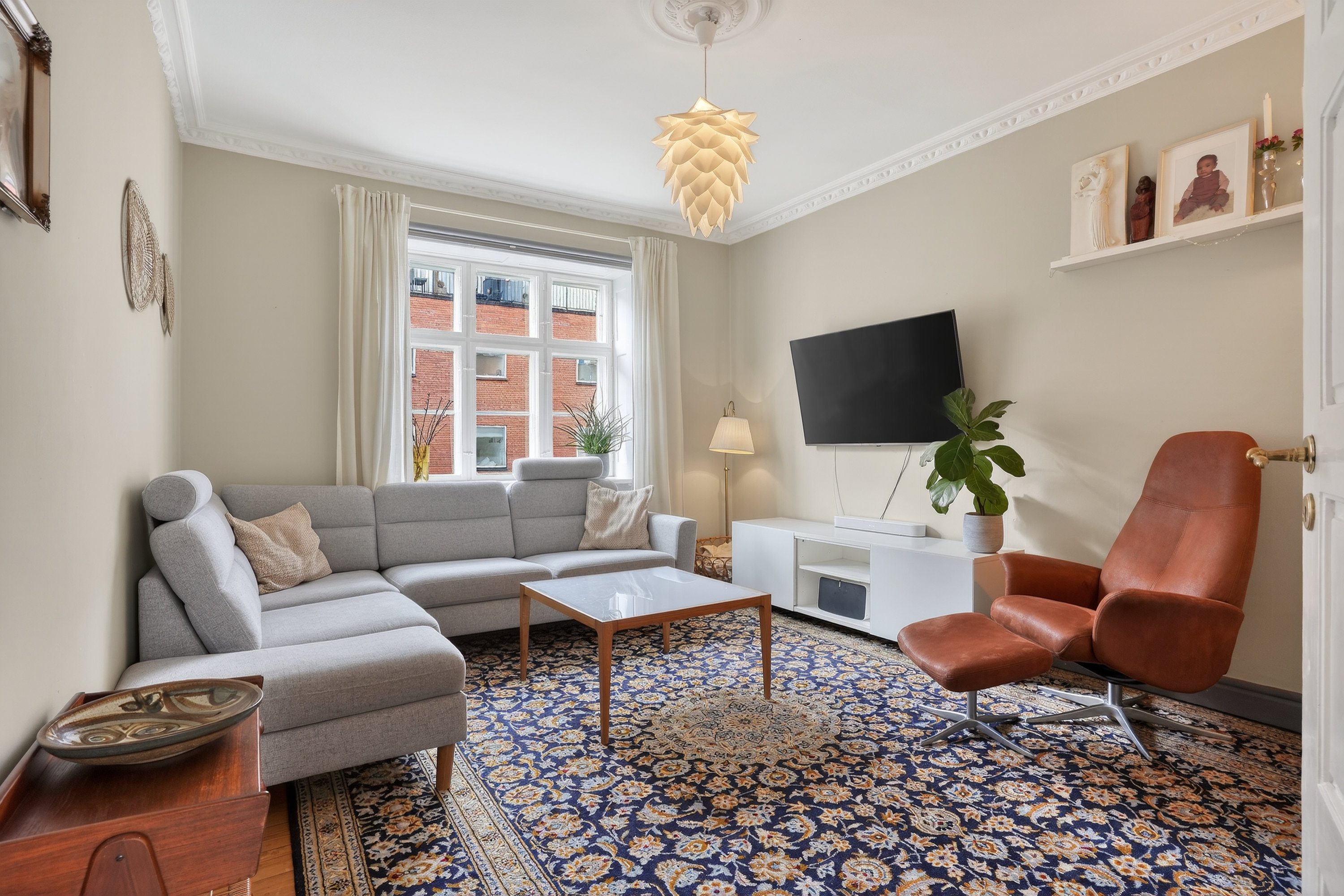 Fremhævet stue billede i fuldskærmstilstand. Billede af Vordingborggade 27, 3. tv., 2100 København Ø