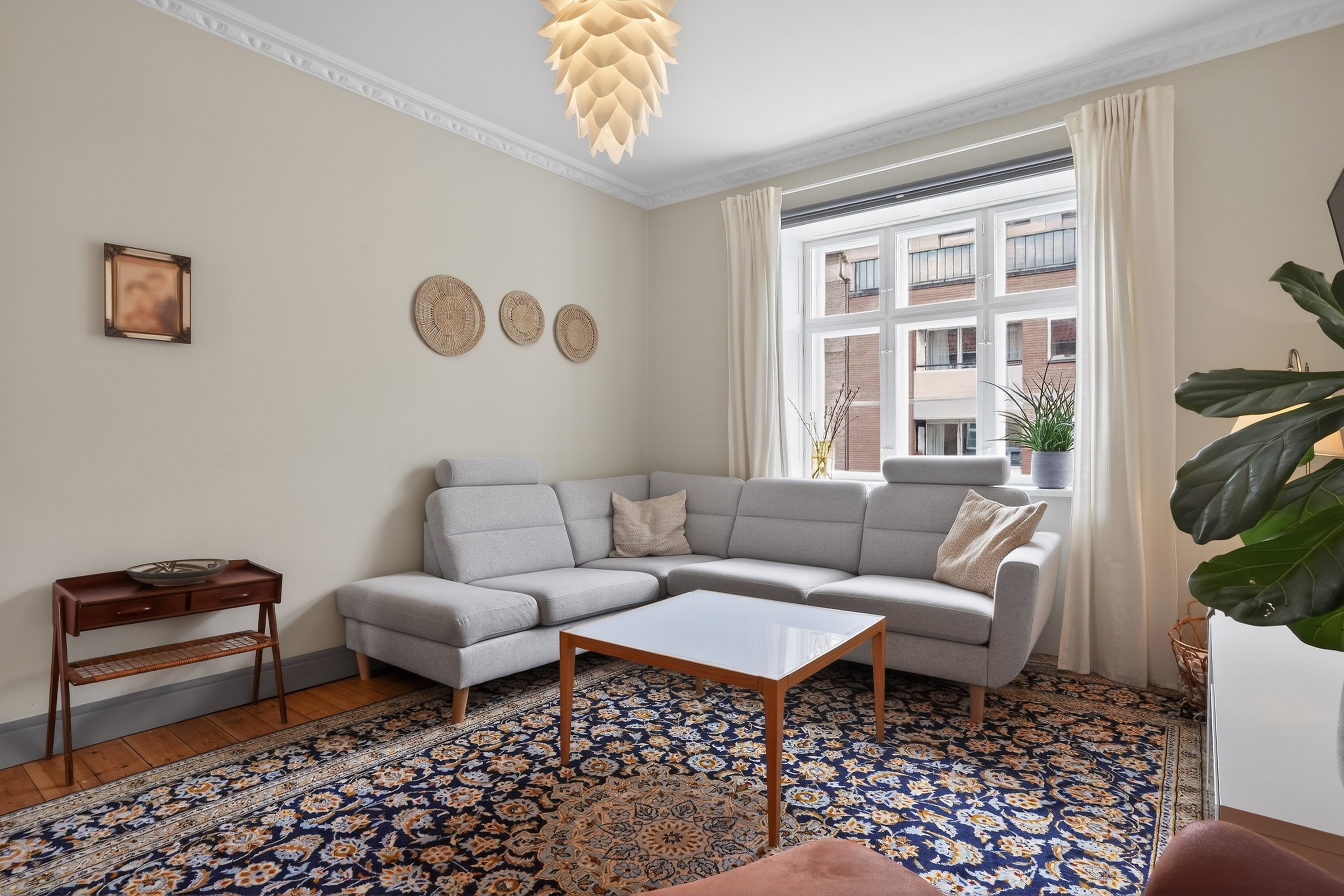 Fremhævet stue billede i fuldskærmstilstand. Billede af Vordingborggade 27, 3. tv., 2100 København Ø