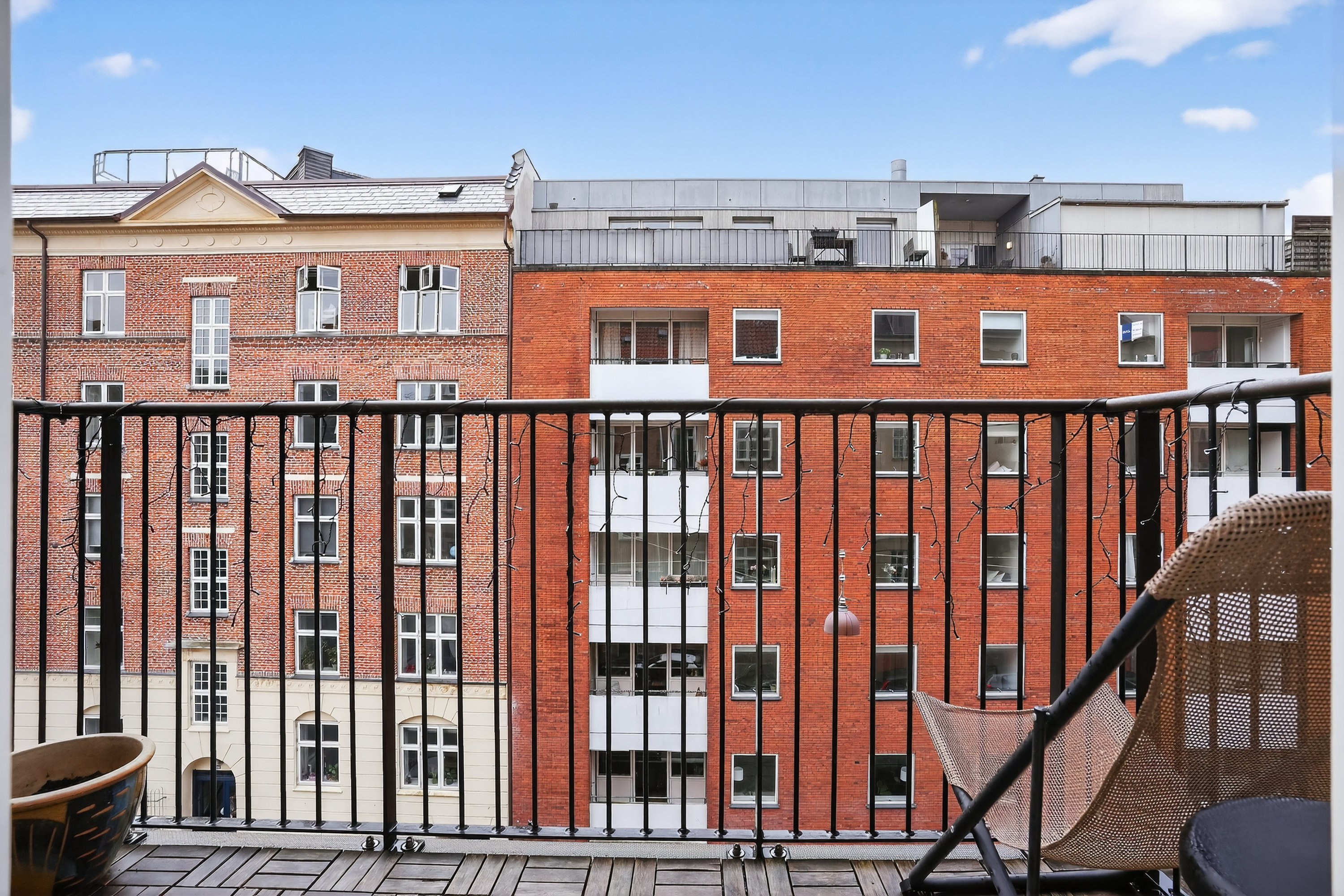 Fremhævet altan billede i fuldskærmstilstand. Billede af Vordingborggade 27, 3. tv., 2100 København Ø