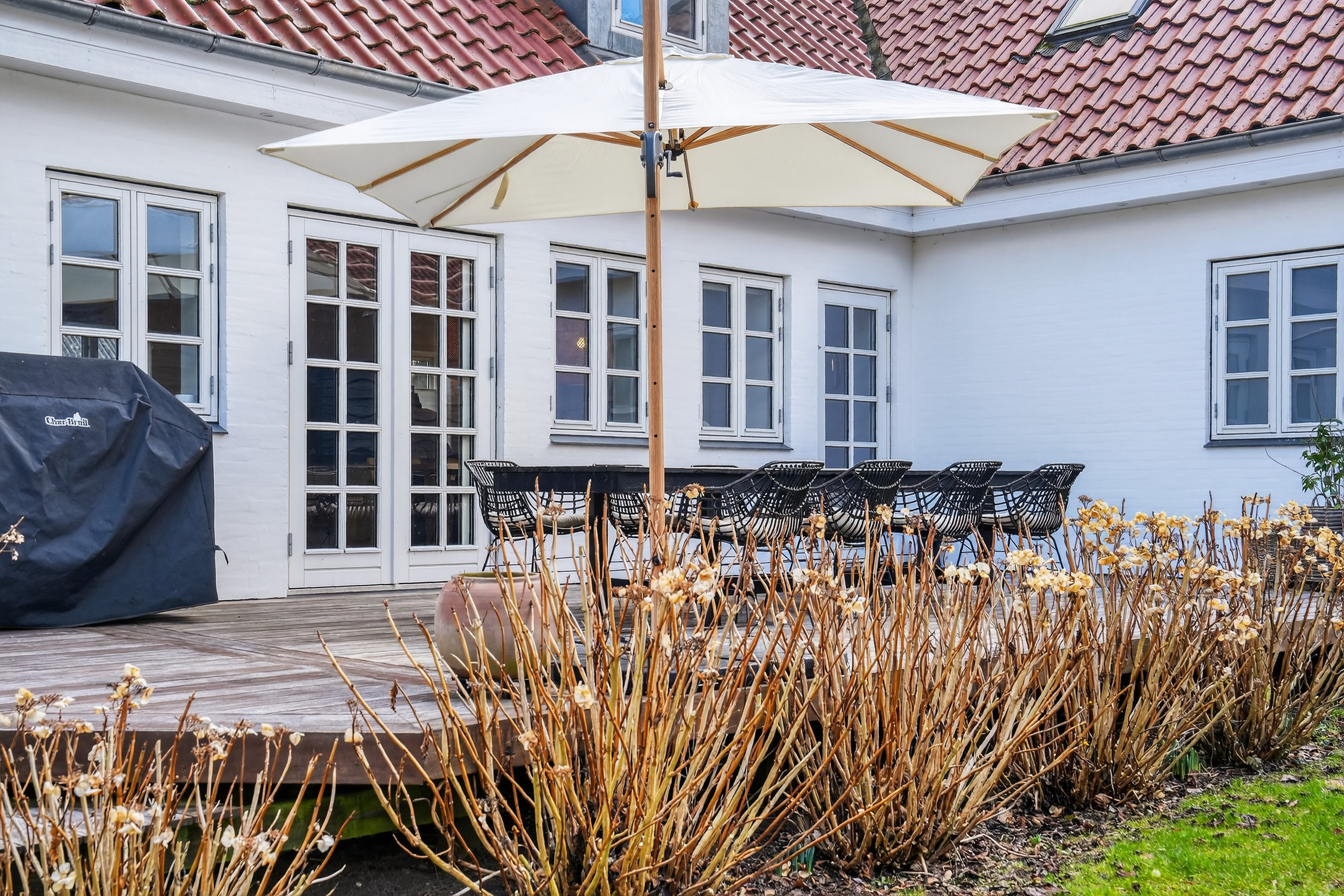 Fremhævet terrasse billede i fuldskærmstilstand. Billede af Harløsevej 280, 3400 Hillerød