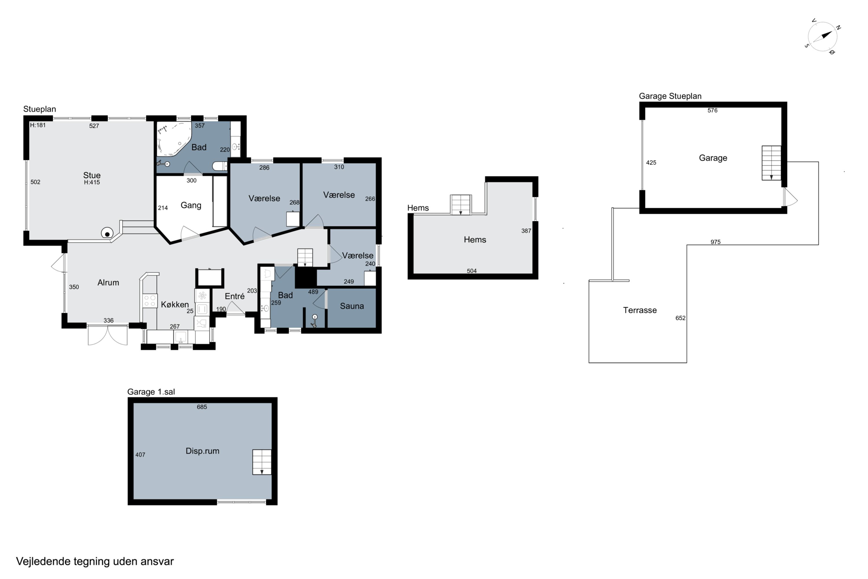 Plantegninger billede af Kløvborgsti 11A, Klitmøller, 7700 Thisted