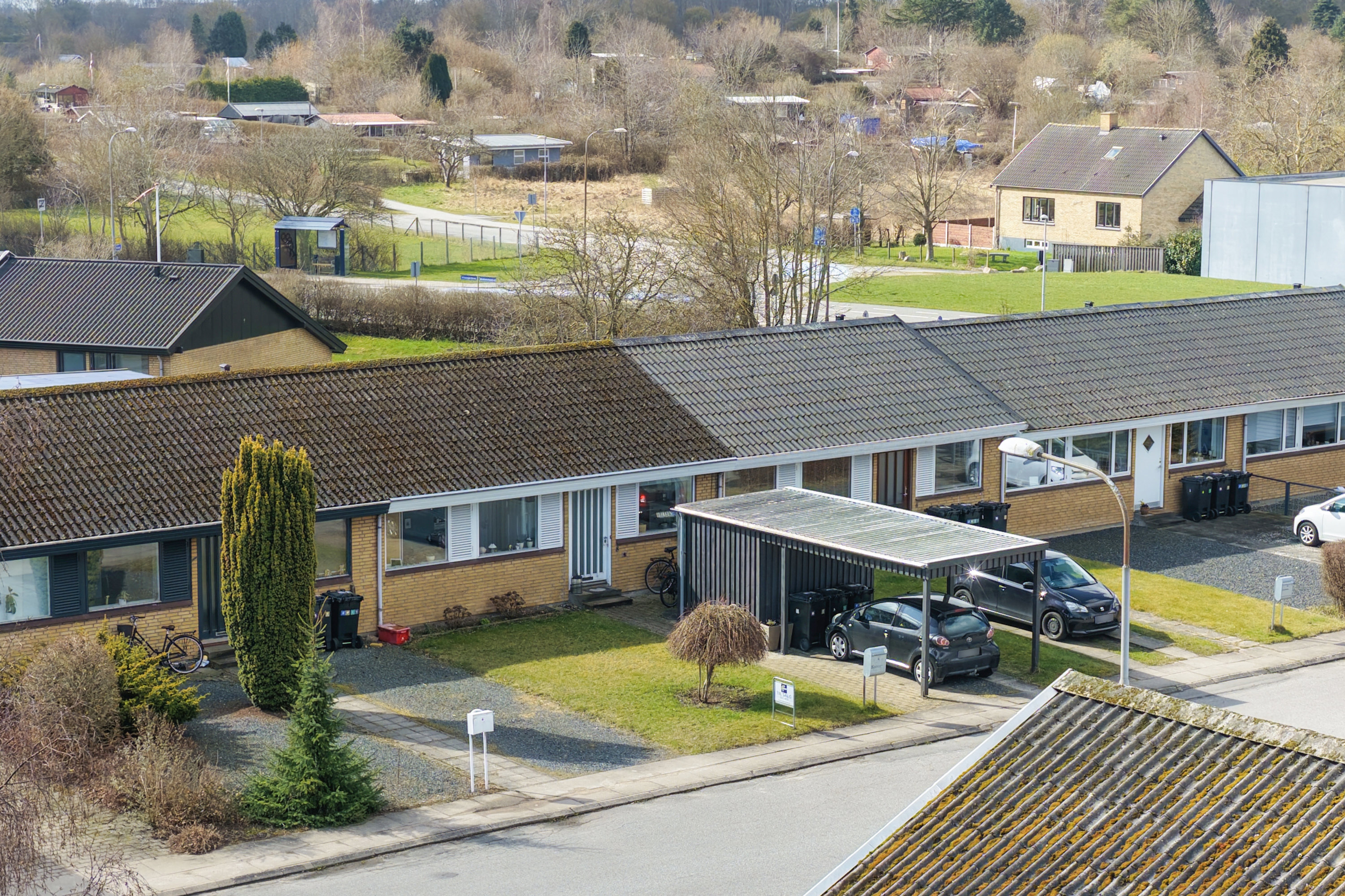 Fremhævet facade billede i fuldskærmstilstand. Billede af Majsvej 8, 5800 Nyborg