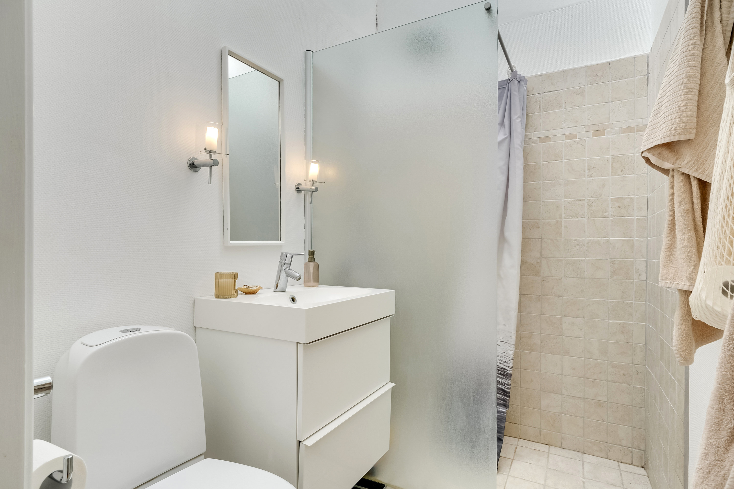 Fremhævet badeværelse billede i fuldskærmstilstand. Billede af Majsvej 8, 5800 Nyborg