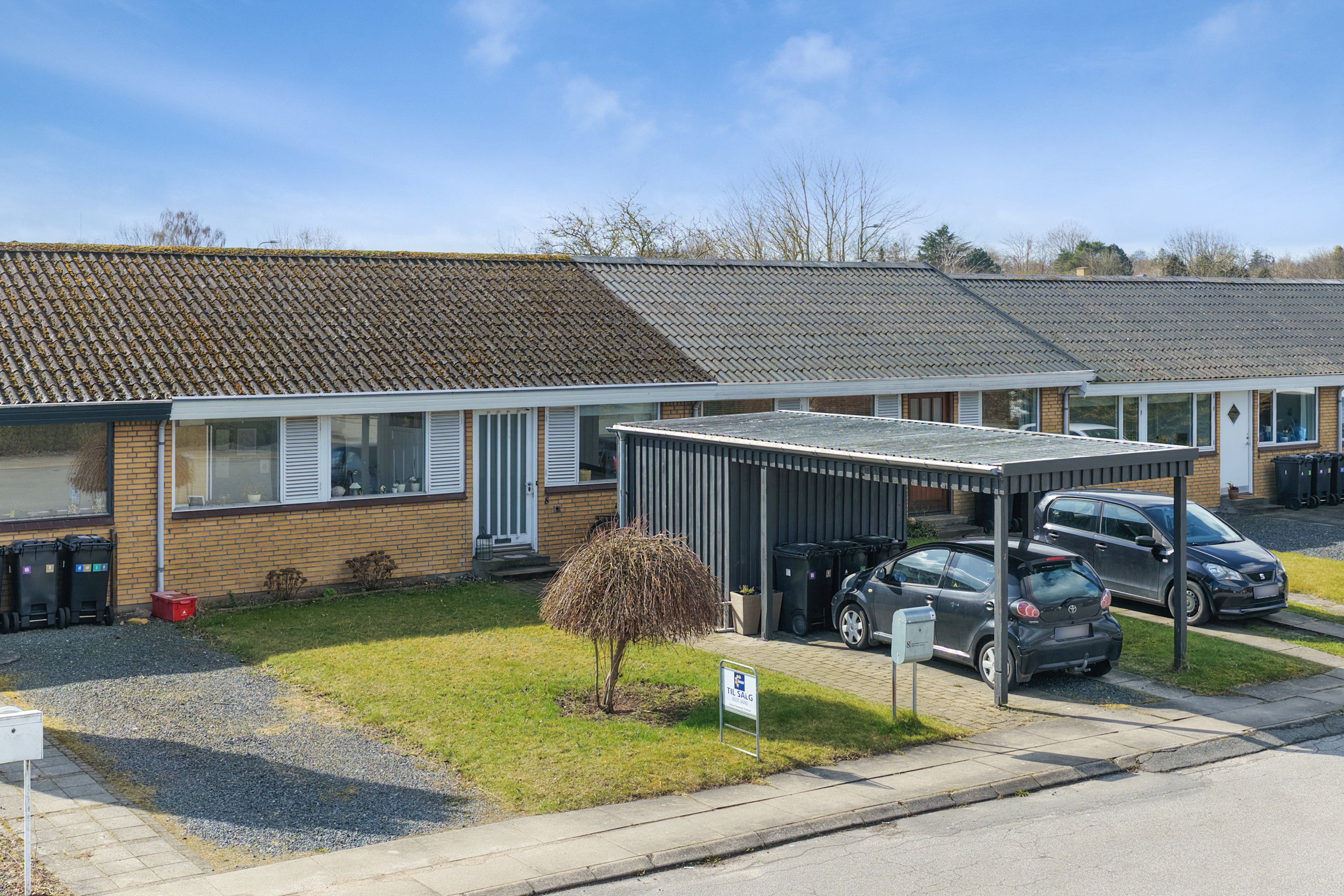 Fremhævet facade billede i fuldskærmstilstand. Billede af Majsvej 8, 5800 Nyborg