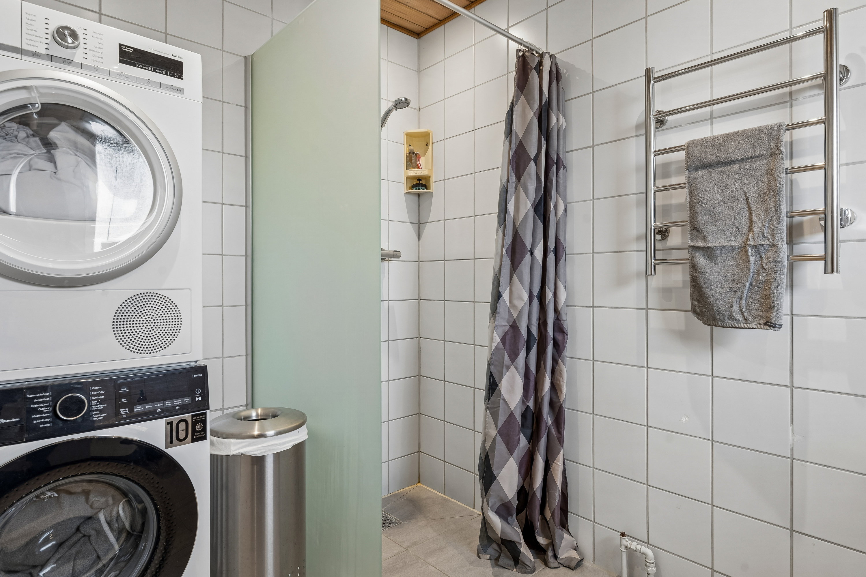 Fremhævet badeværelse billede i fuldskærmstilstand. Billede af Rørkærvej 50, 8722 Hedensted