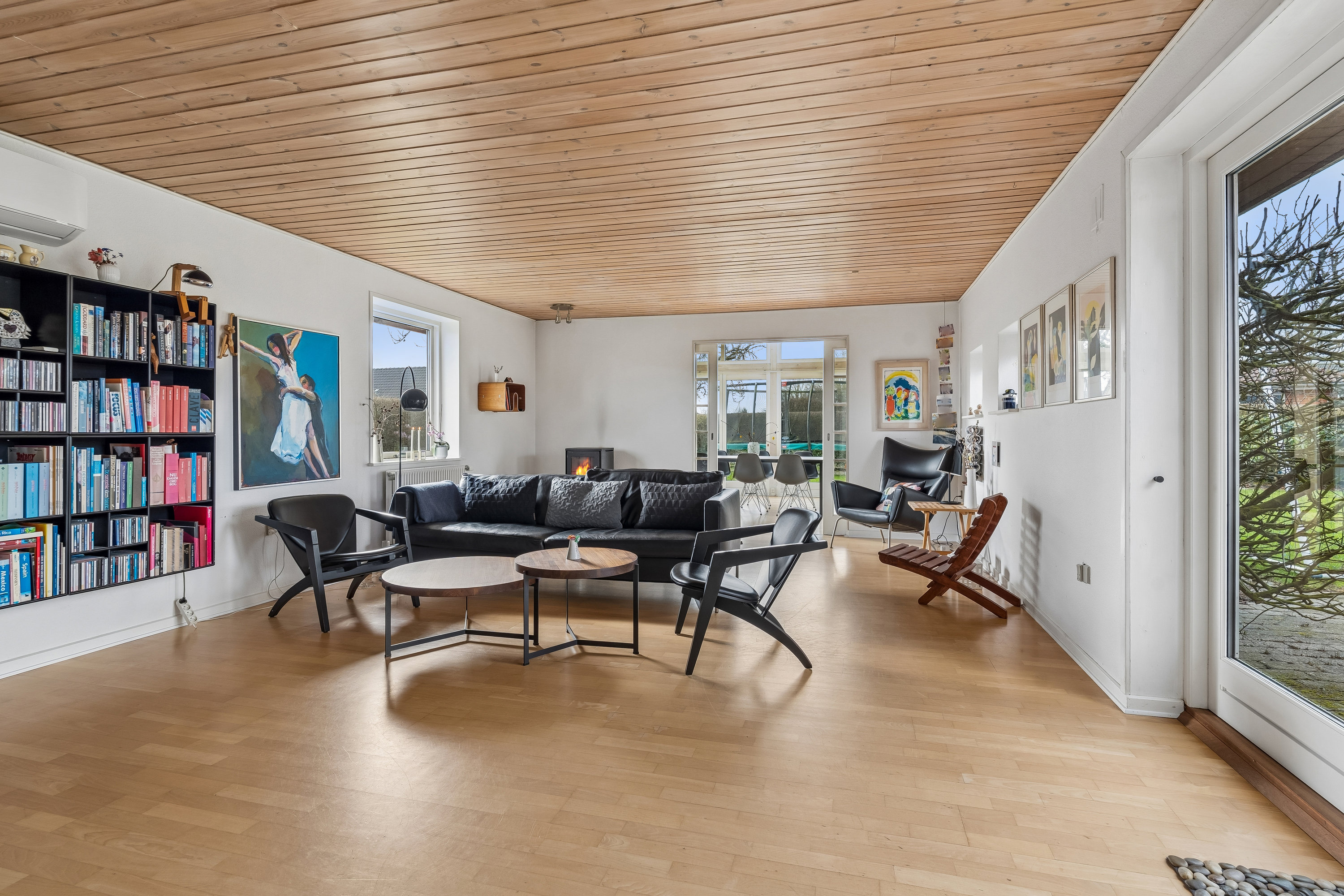 Fremhævet stue billede i fuldskærmstilstand. Billede af Rørkærvej 50, 8722 Hedensted