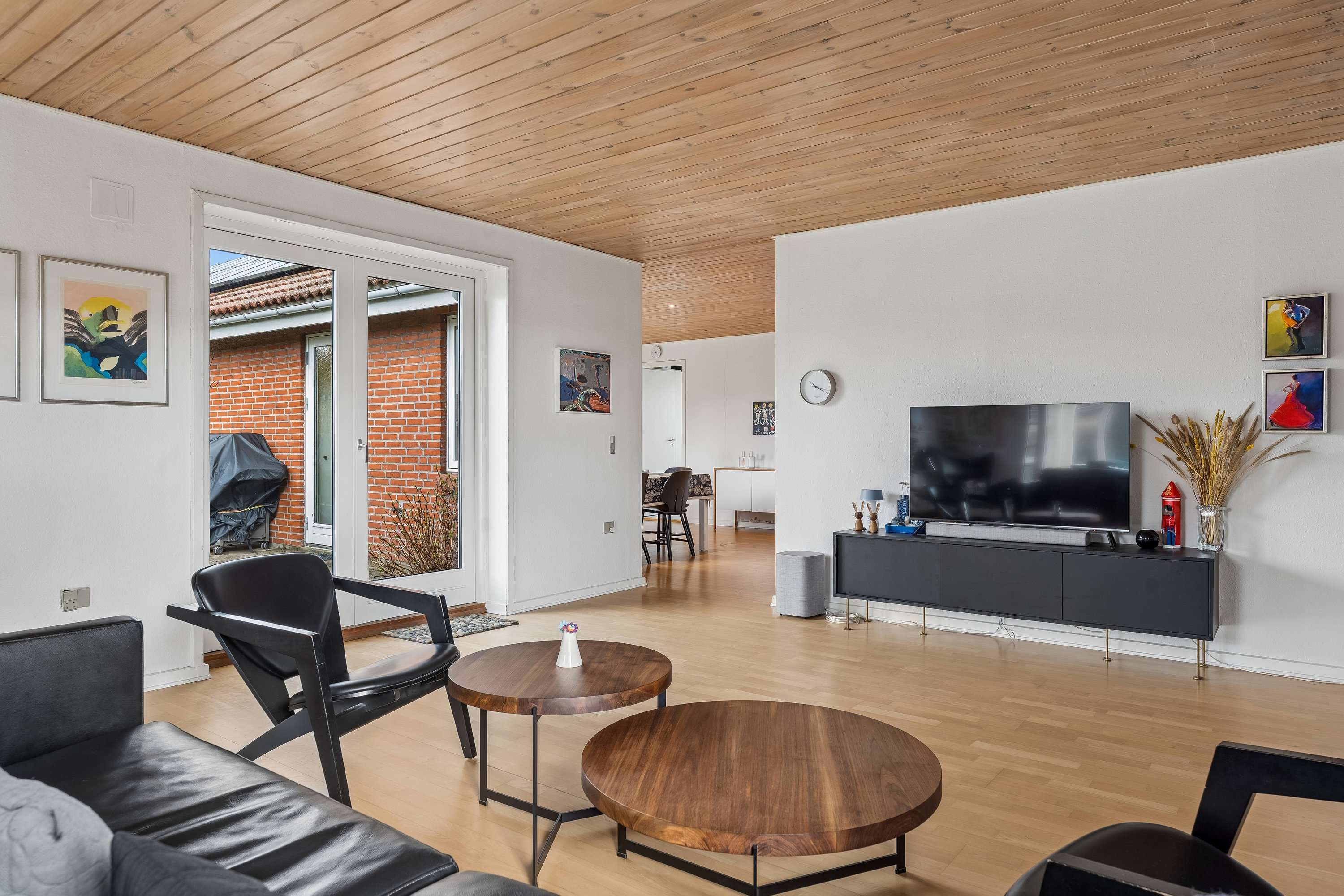 Fremhævet stue billede i fuldskærmstilstand. Billede af Rørkærvej 50, 8722 Hedensted