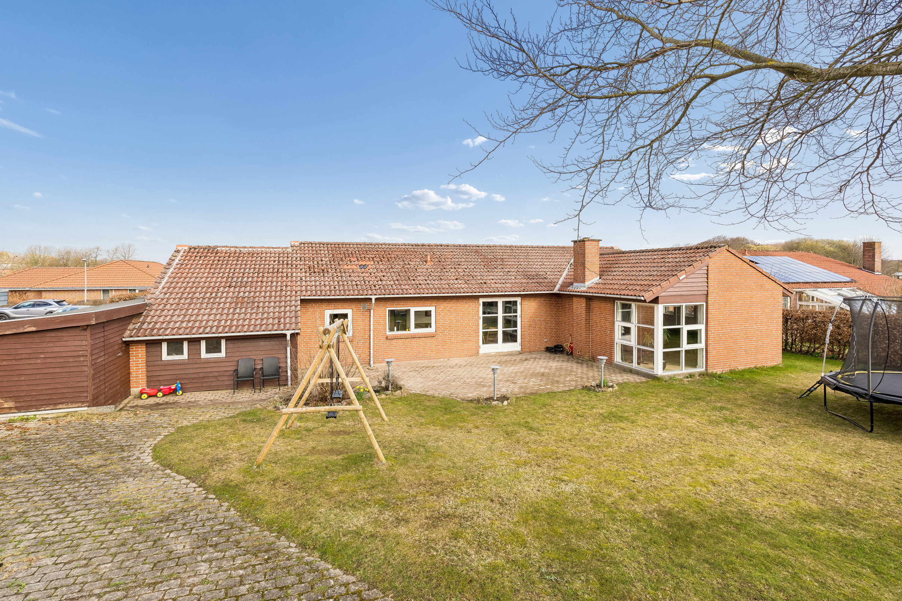 Villa: Ejendommen på Tranevej 105, 8721 Daugård