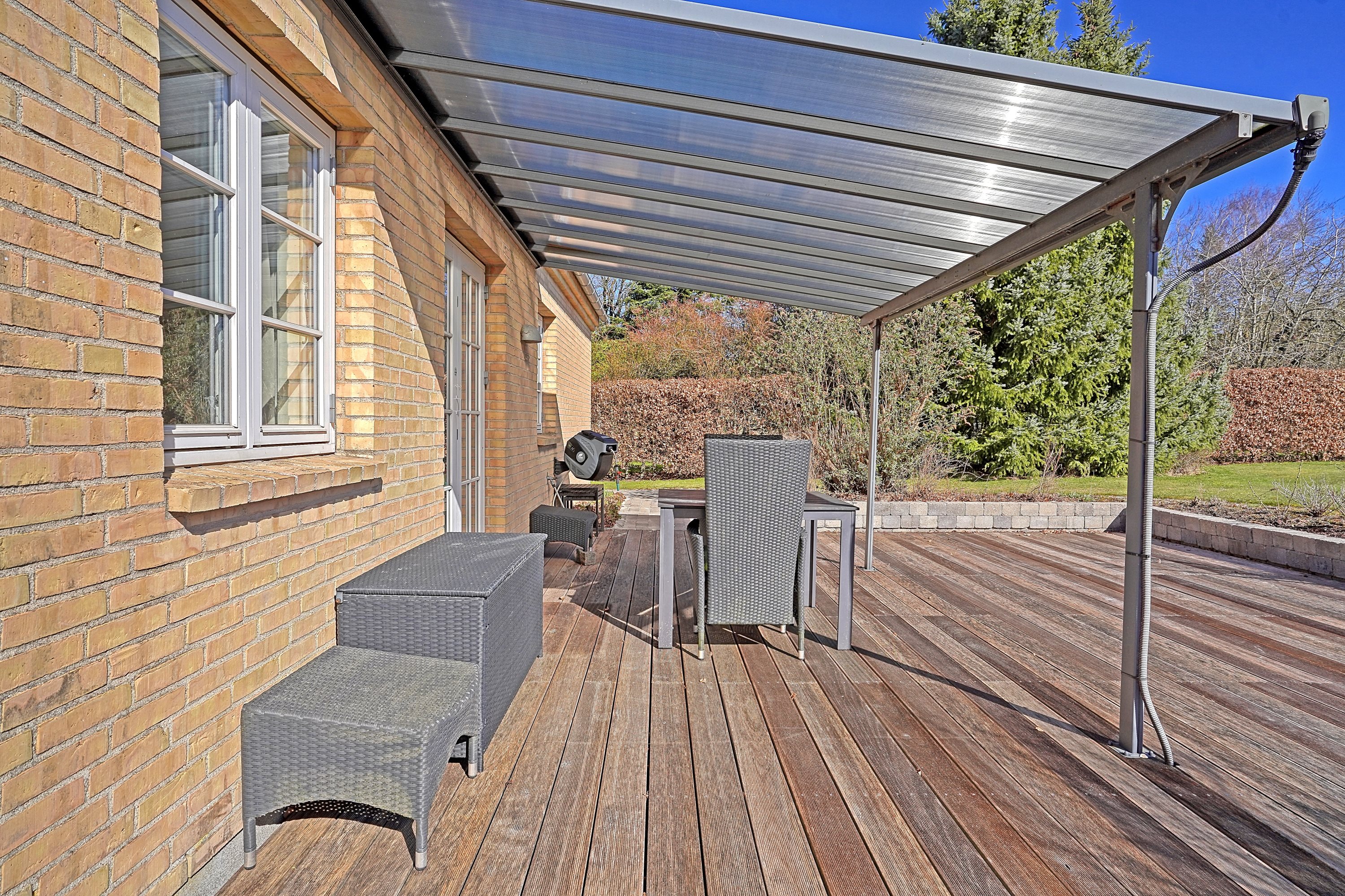 Fremhævet terrasse billede i fuldskærmstilstand. Billede af Plejeltvej 10C, Plejelt, 3230 Græsted