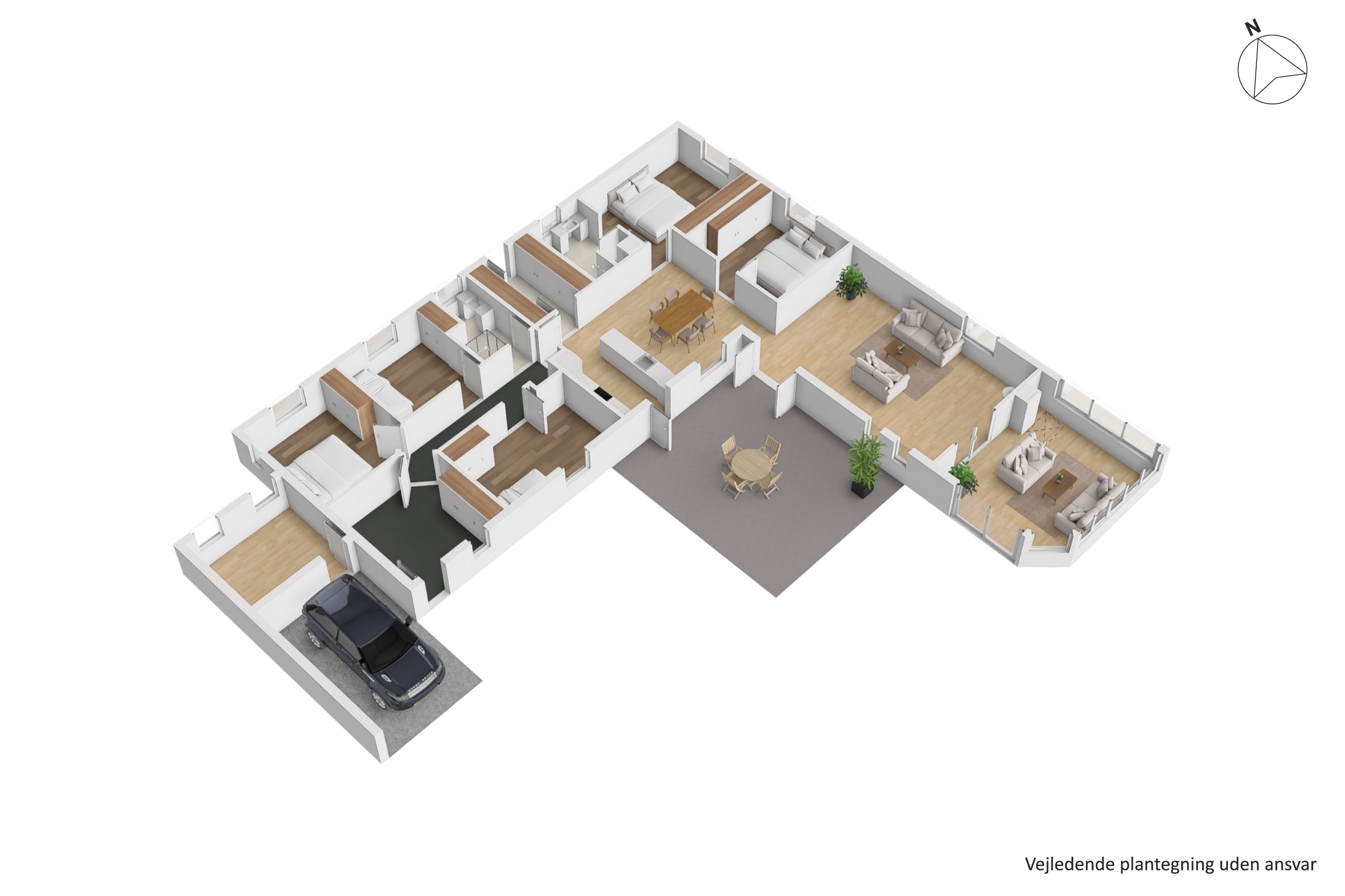 Plantegninger billede af Rørkærvej 50, 8722 Hedensted