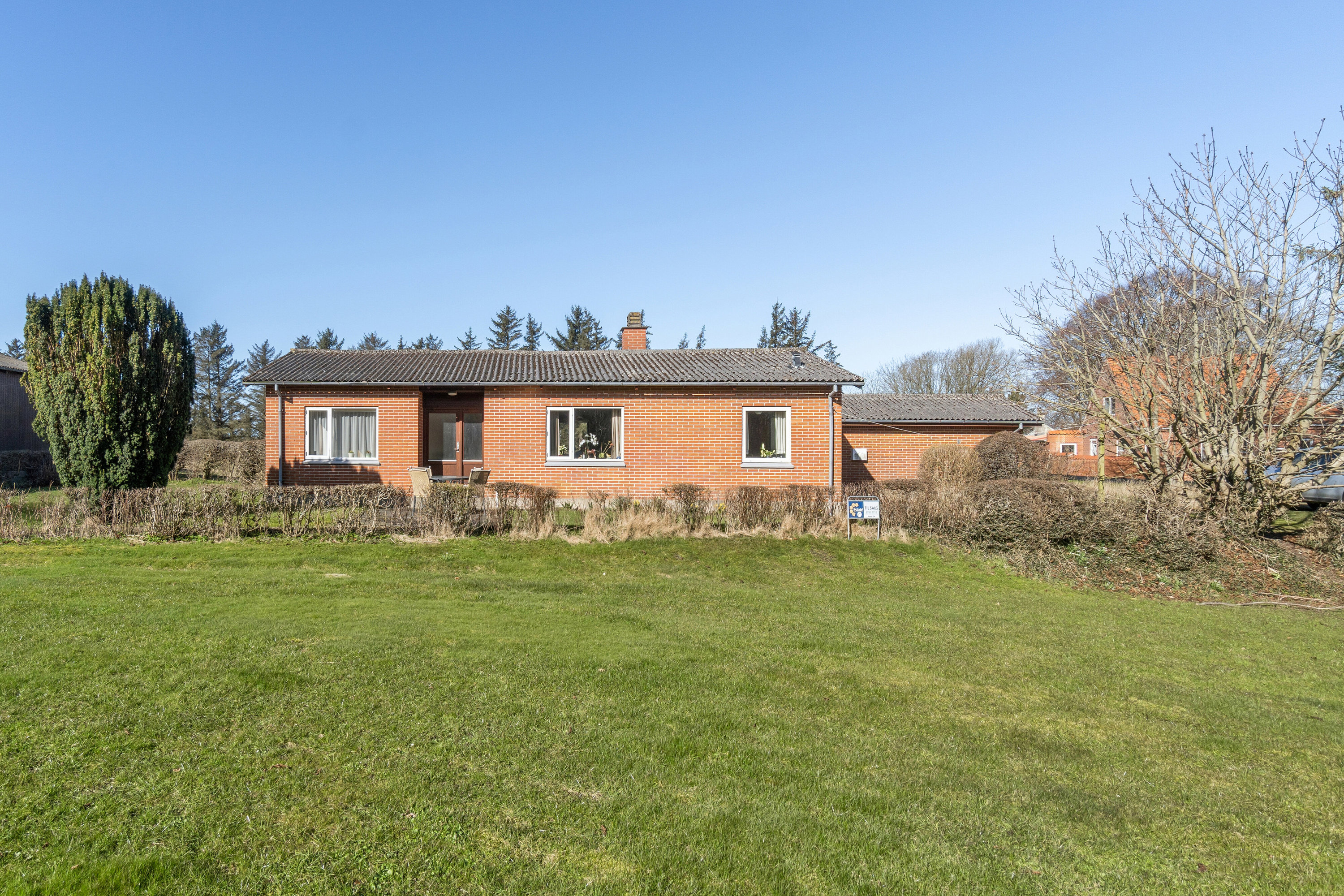 Villa: Set fra haven på Trapsandevej 57, Vang, 7700 Thisted