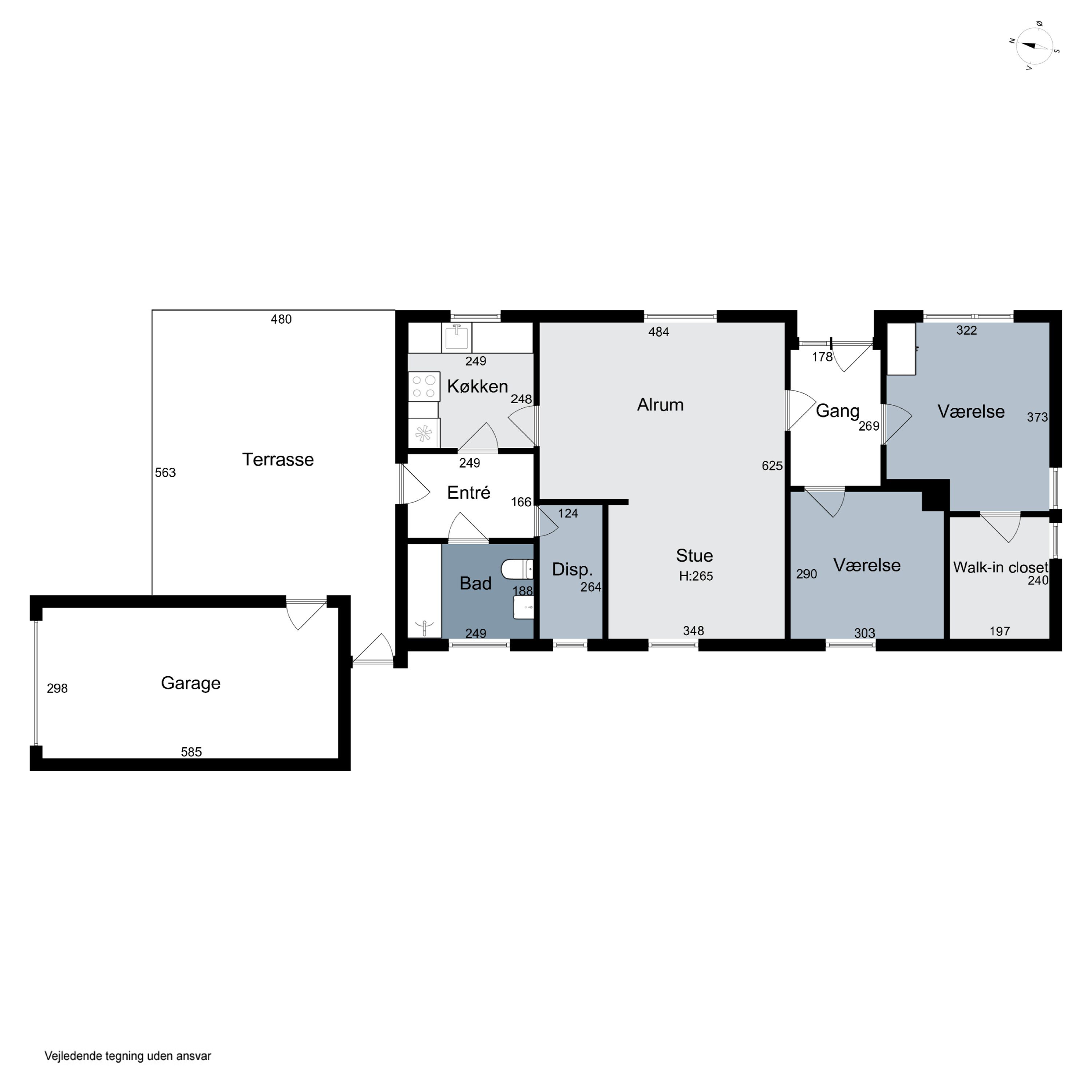 Plantegninger billede af Trapsandevej 57, Vang, 7700 Thisted