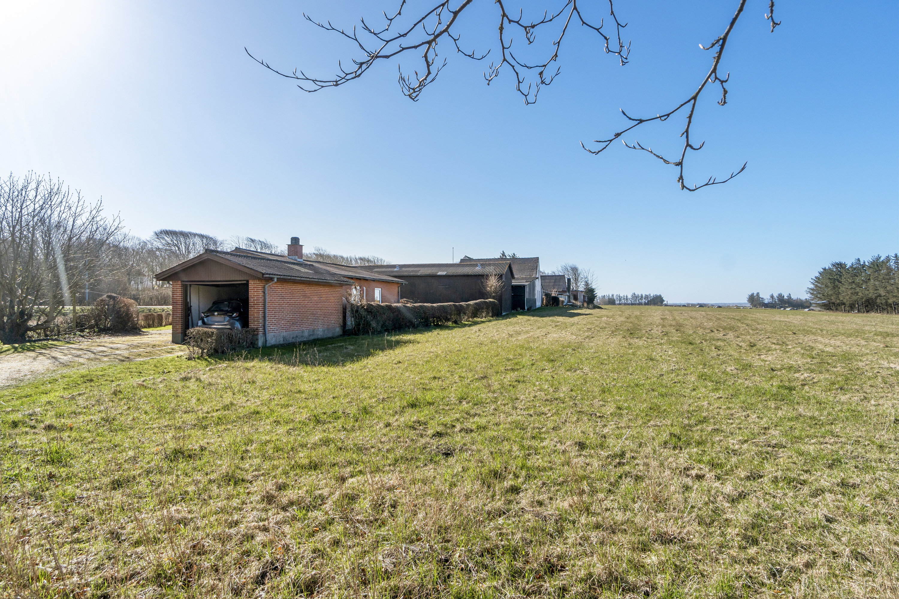 Fremhævet set fra haven billede i fuldskærmstilstand. Billede af Trapsandevej 57, Vang, 7700 Thisted