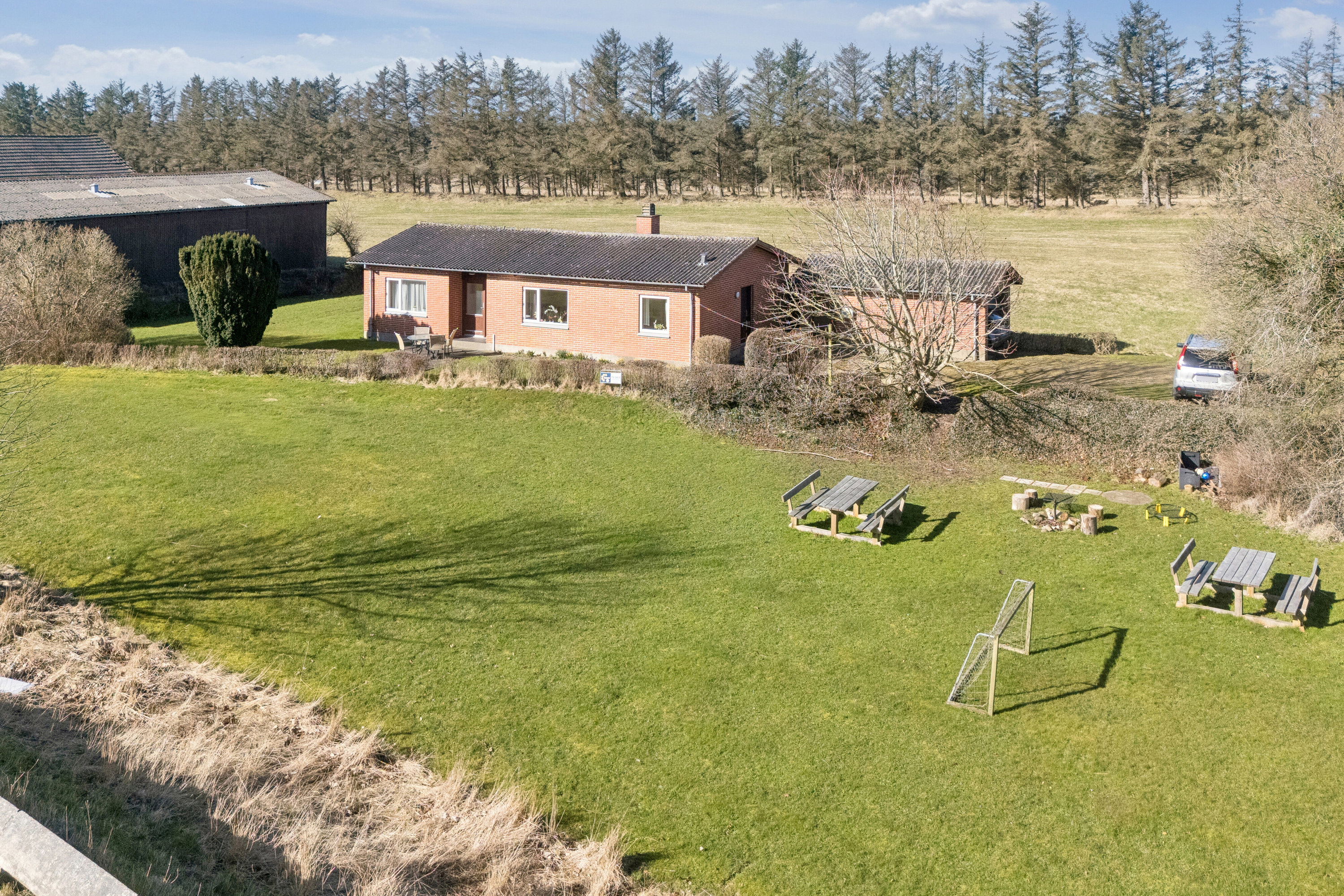 Fremhævet udendørs billede i fuldskærmstilstand. Billede af Trapsandevej 57, Vang, 7700 Thisted